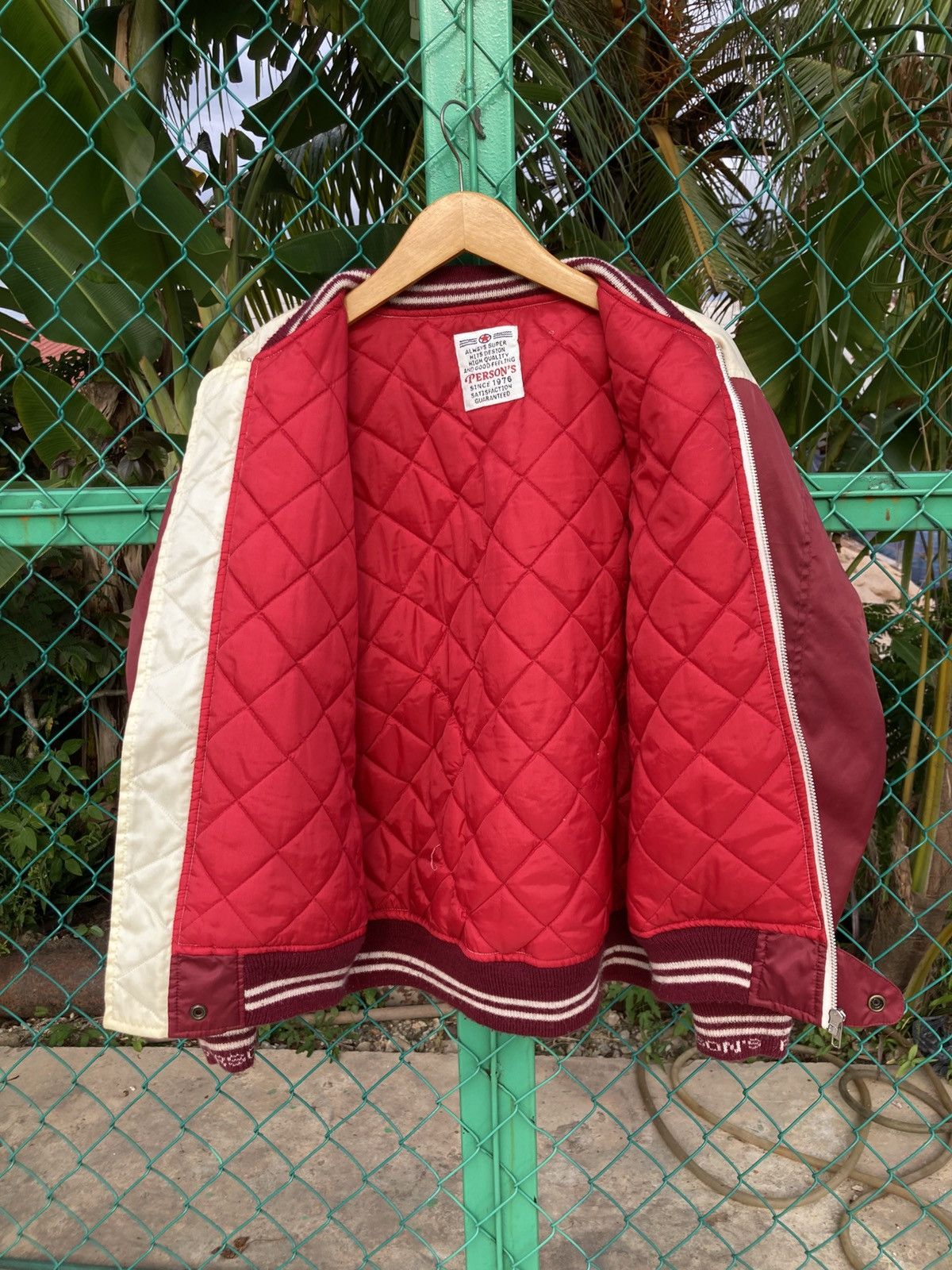 PERSON'S Vintage Person’s Japan Patch Logo Varsity jacket Boxy fit Size US L / EU 52-54 / 3 - 4 Thumbnail