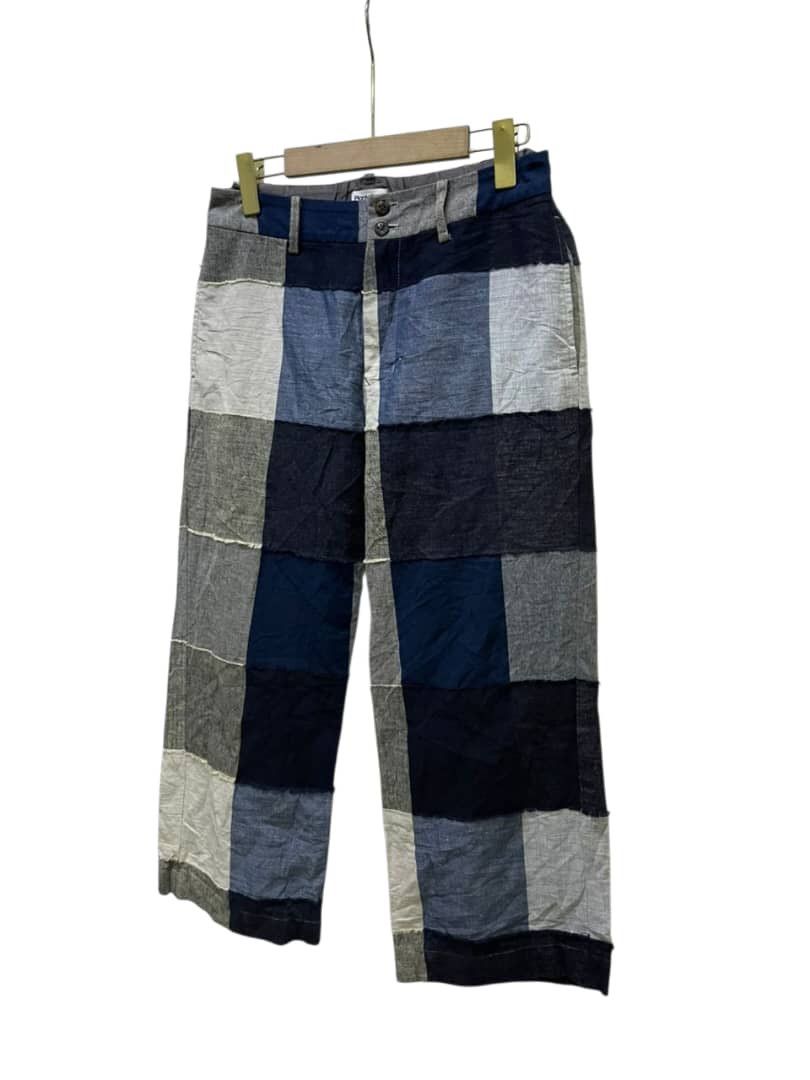 Issey Miyake Vintage Plantation x Issey Miyake Patchwork Wide Leg Pants Size US 29 - 4 Thumbnail