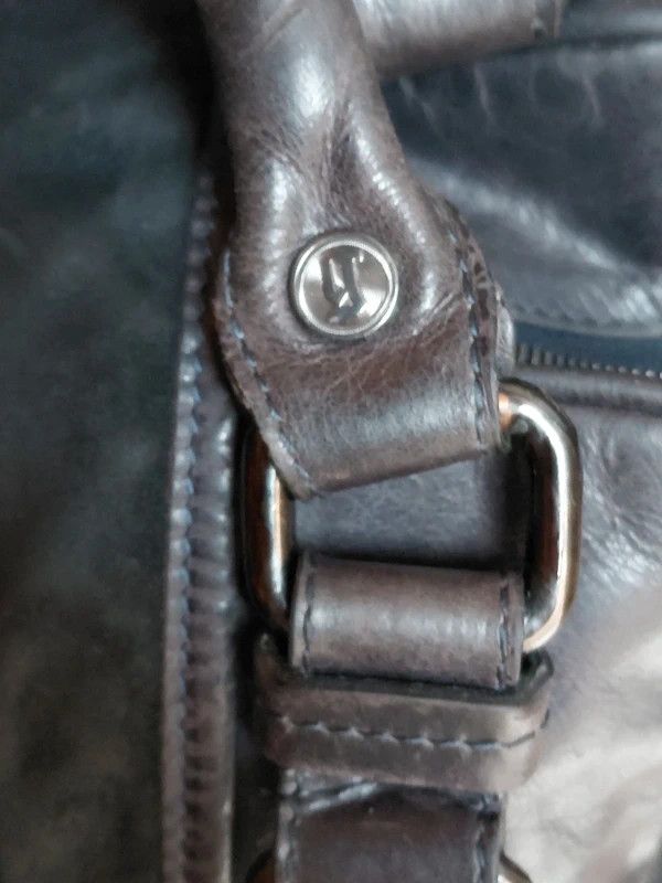 John Galliano Galliano Leather & Suede Satchel c. Early 2000s Size ONE SIZE - 7 Thumbnail