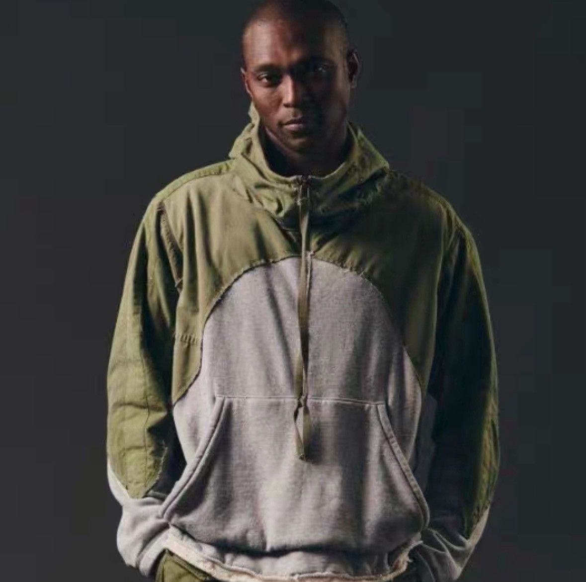 Greg Lauren greg lauren Military fabric patchwork hoodie 2506-Nextarrow Size US S / EU 44-46 / 1 - 6 Thumbnail