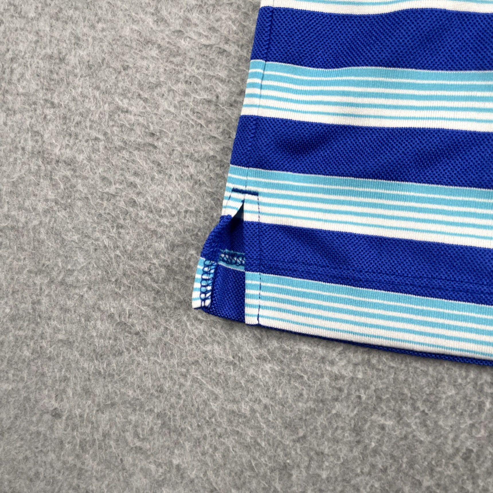 Nike Nike Golf Tour Performance Polo Shirt Mens L Blue Striped Size US L / EU 52-54 / 3 - 2 Thumbnail