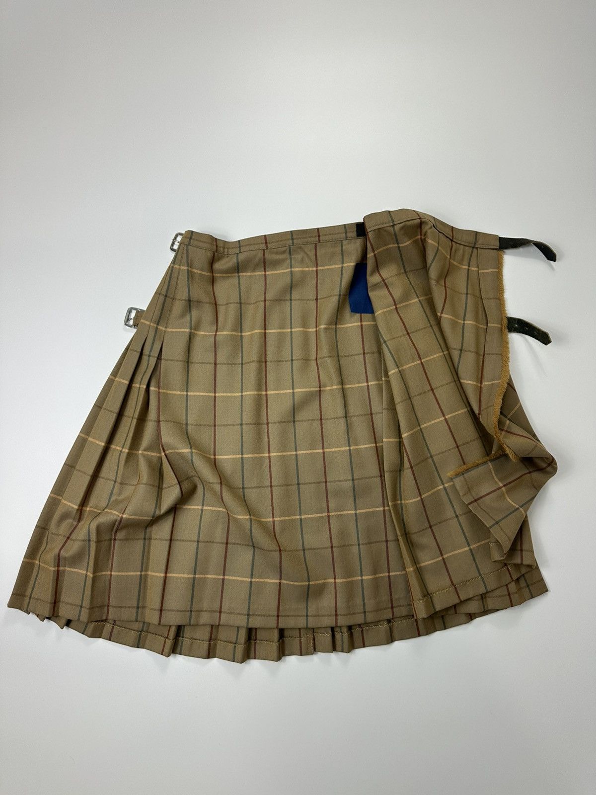 90's Burberrys Vintage Wool Skirt Nova Check