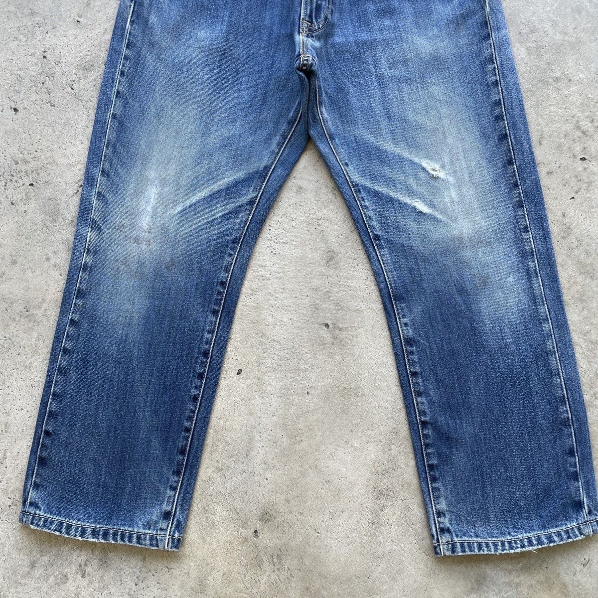 Japanese Brand Blue Faded Vintage Japanese Brand Jeans Denim Pants W33 Size US 33 - 4 Thumbnail