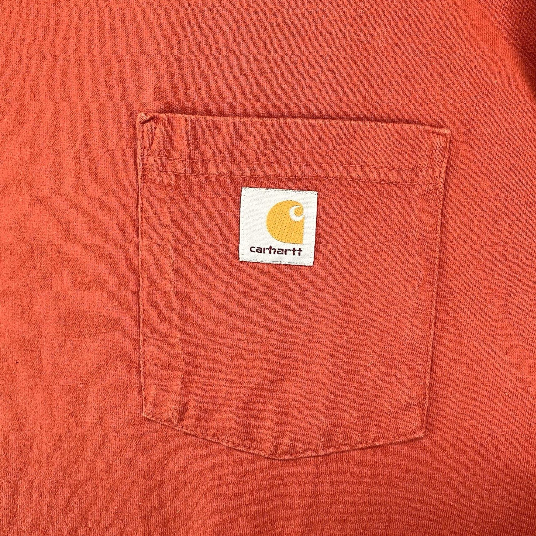 Carhartt Carhartt T-Shirt Men's Long Sleeve Heavyweight Orange 2XL Tall Regular Cotton Crew Neck UV? (Wait) Size US XXL / EU 58 / 5 - 4 Thumbnail