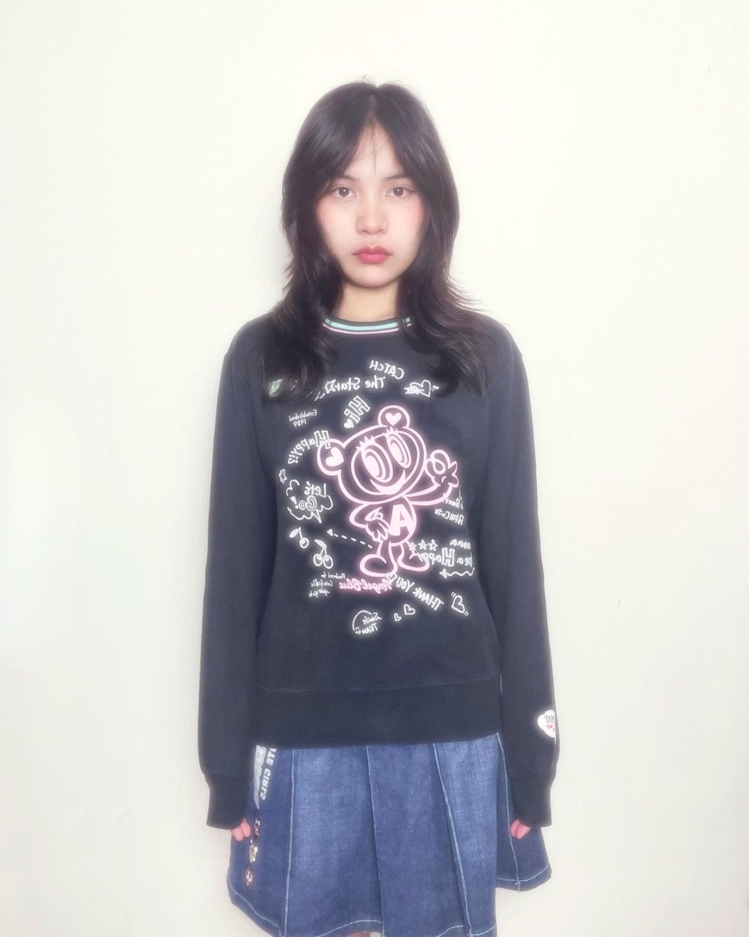 Angel Blue Vintage Angel Blue Catch the Star Doodle Graphic Size S / US 4 / IT 40 - 1 Thumbnail