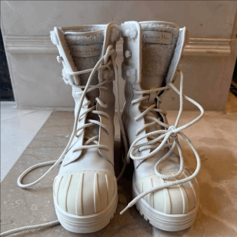 Dior Dior Calfskin Leather Ankle Boots Size US 6 / IT 36 - 2 Thumbnail