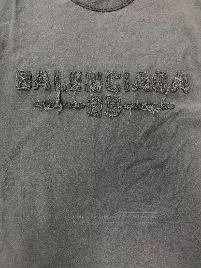 Balenciaga Balenciaga Logo Letter Solid Color Short Sleeve T-Shirt Size US XXS / EU 40 - 3 Thumbnail