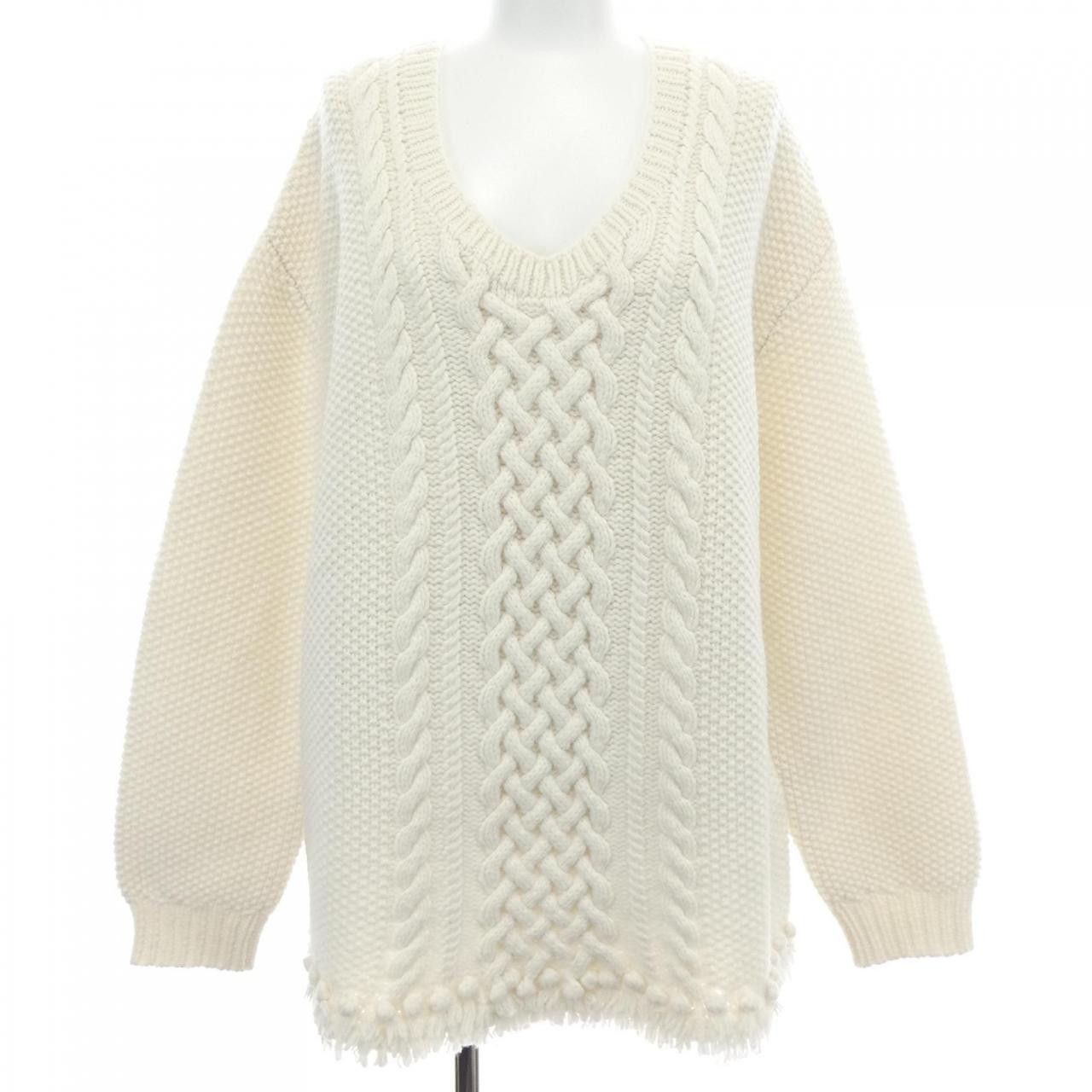 Other Other Drawer Cashmere Blend Knit Textile Tops 6513-199-1008 DUTY FREE for USA Size ONE SIZE - 1 Thumbnail
