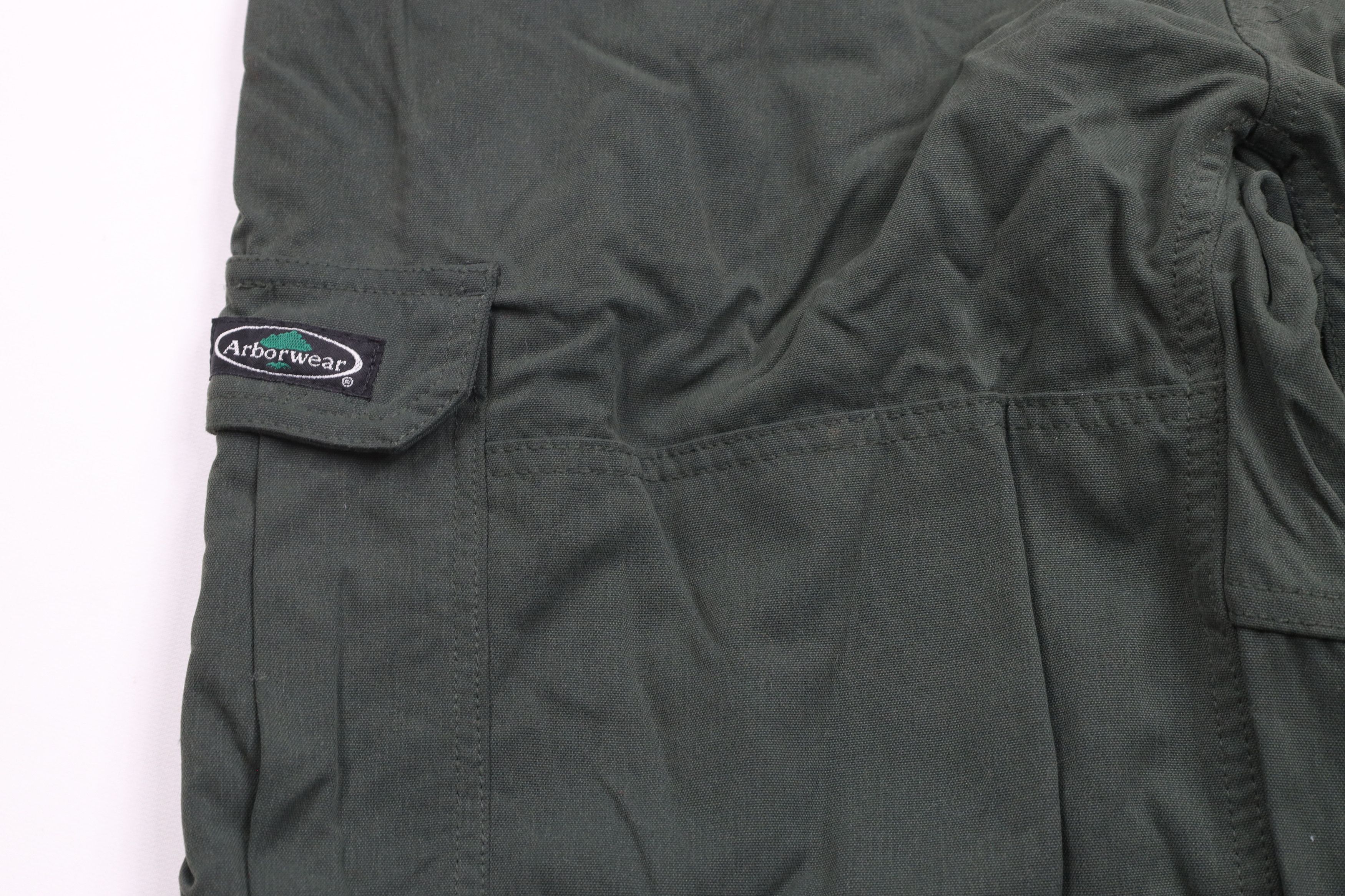 Vintage Arborwear Double Knee Tree Climbing Cargo Pants Green Size US 36 / EU 52 - 7 Thumbnail