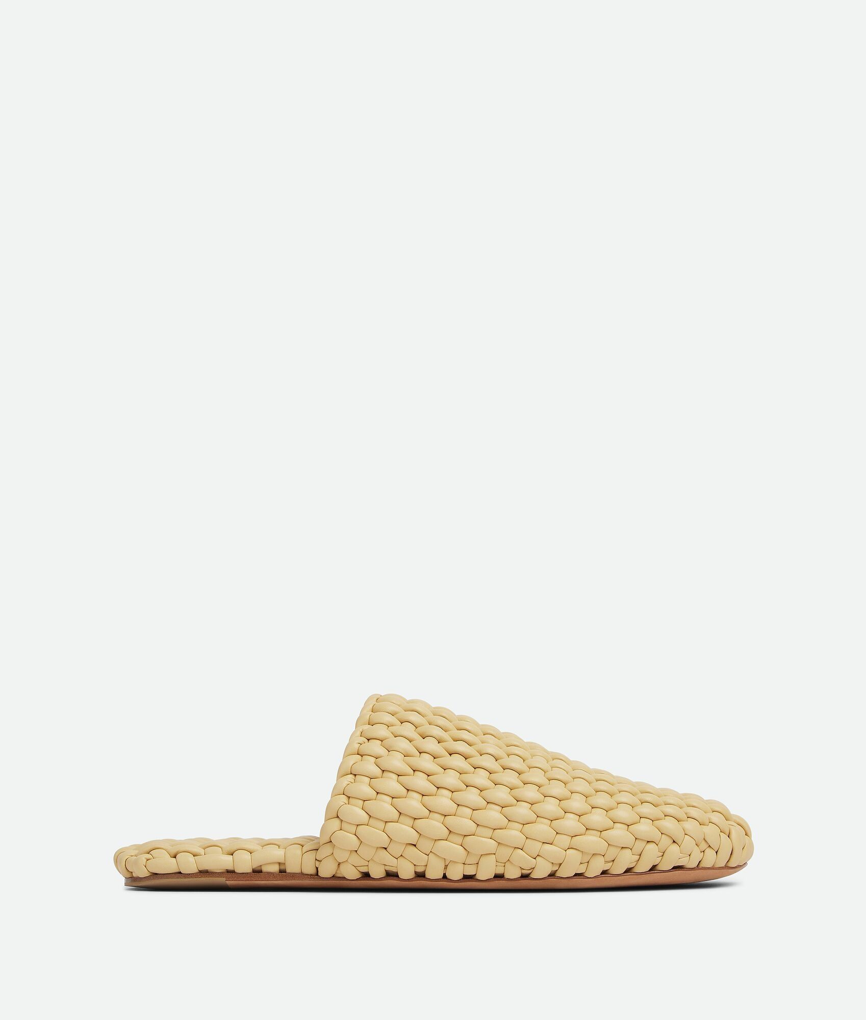 Bottega Veneta o1bcso1str0725 Squid Slippers in Beige Size US 11 / EU 44 - 1 Thumbnail