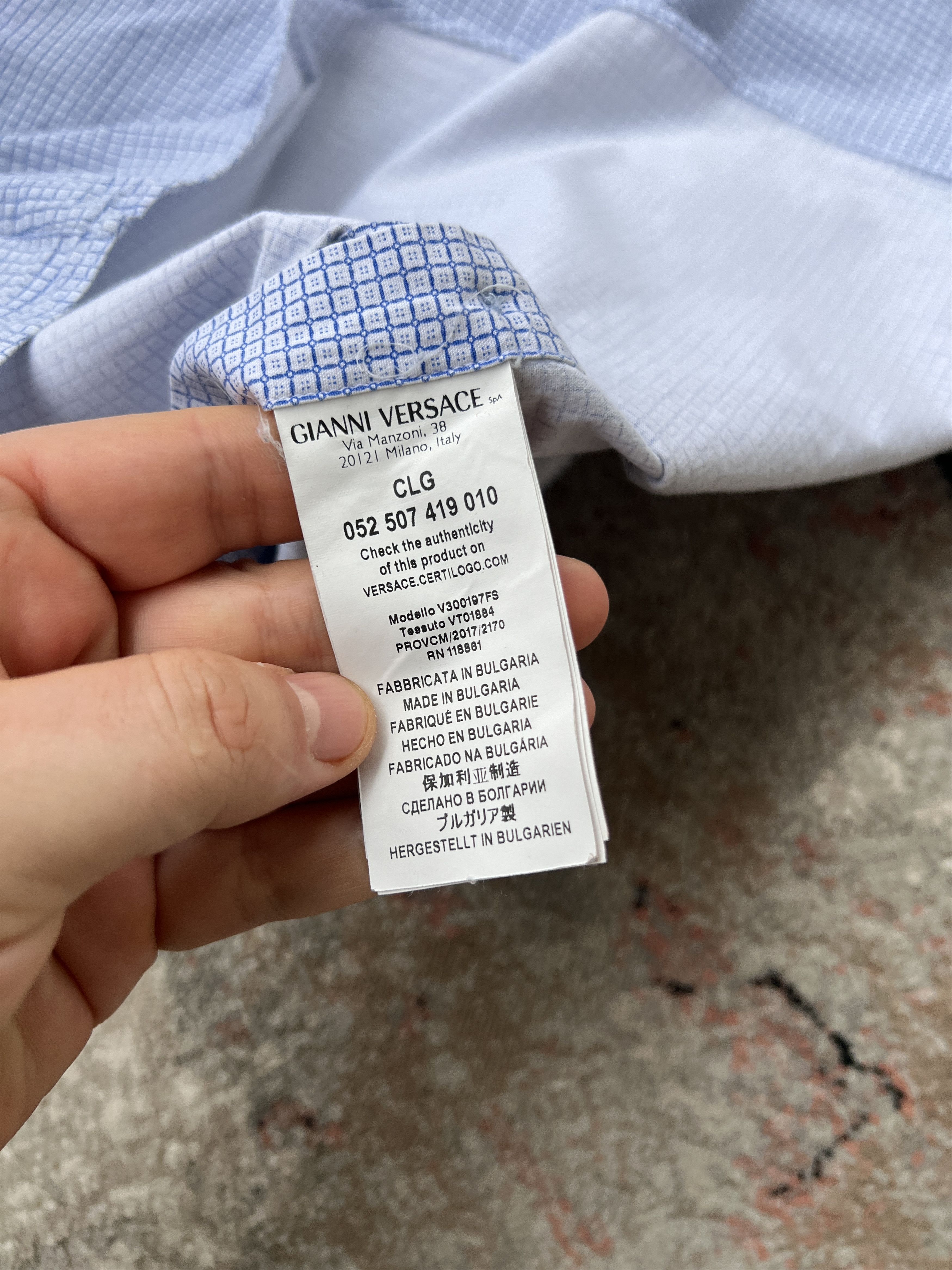 Versace Versace Collection Shirt Size US L / EU 52-54 / 3 - 5 Thumbnail