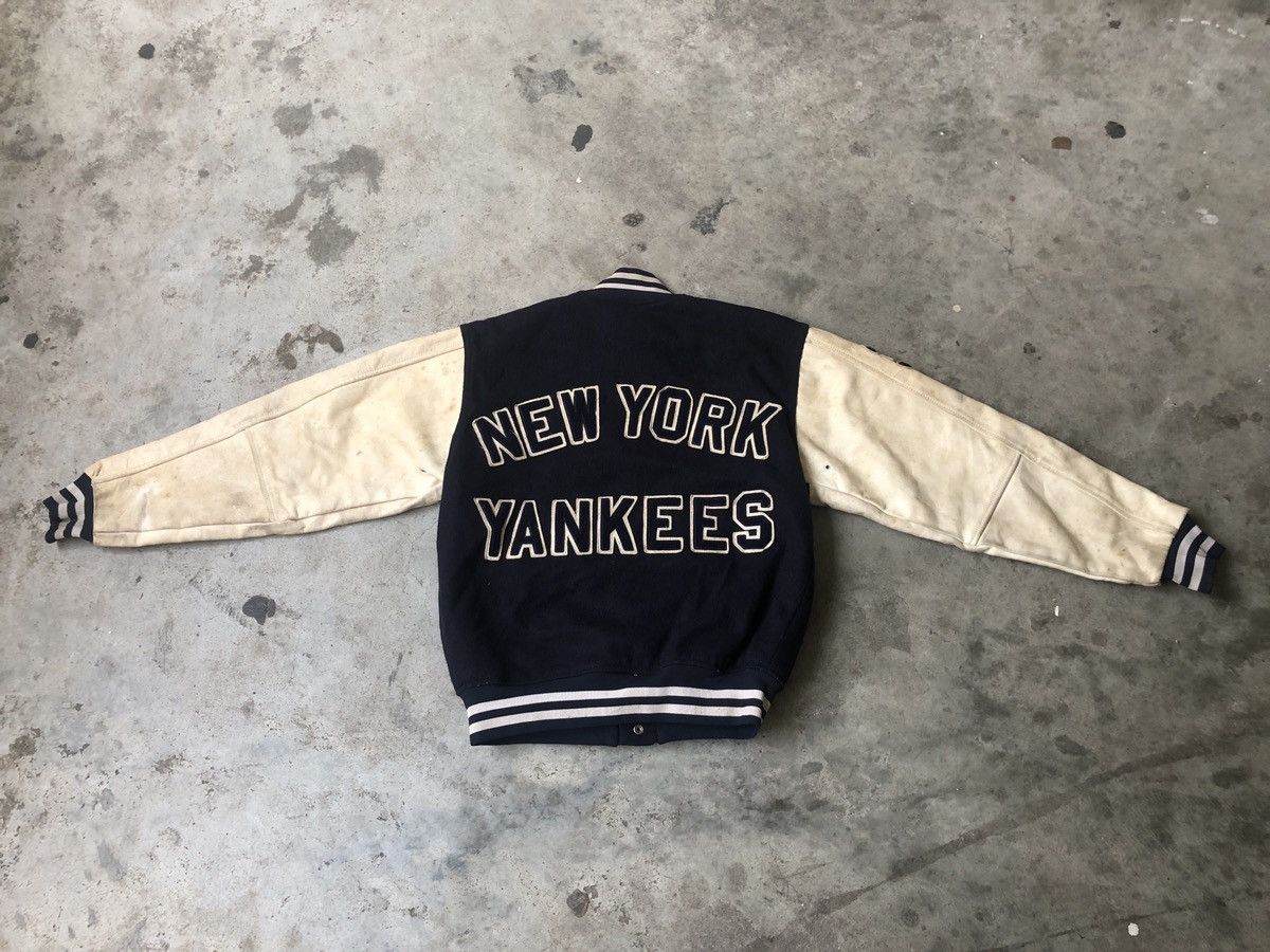 New York Yankees × Vintage VINTAGE NEW YORK YANKEES VARSITY JACKET Size US M / EU 48-50 / 2 - 6 Thumbnail