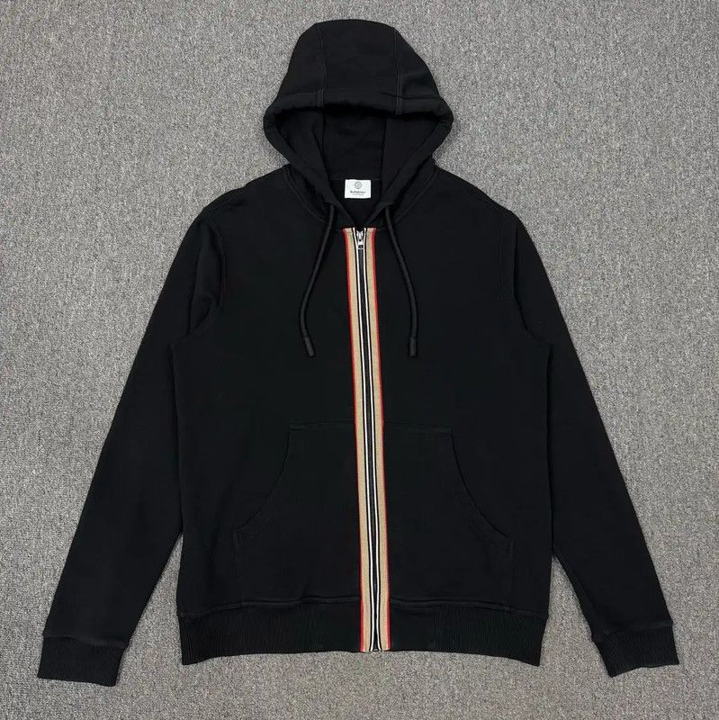 Burberry Burberry Black Cotton Men's Hoodie Size US S / EU 44-46 / 1 - 1 Thumbnail