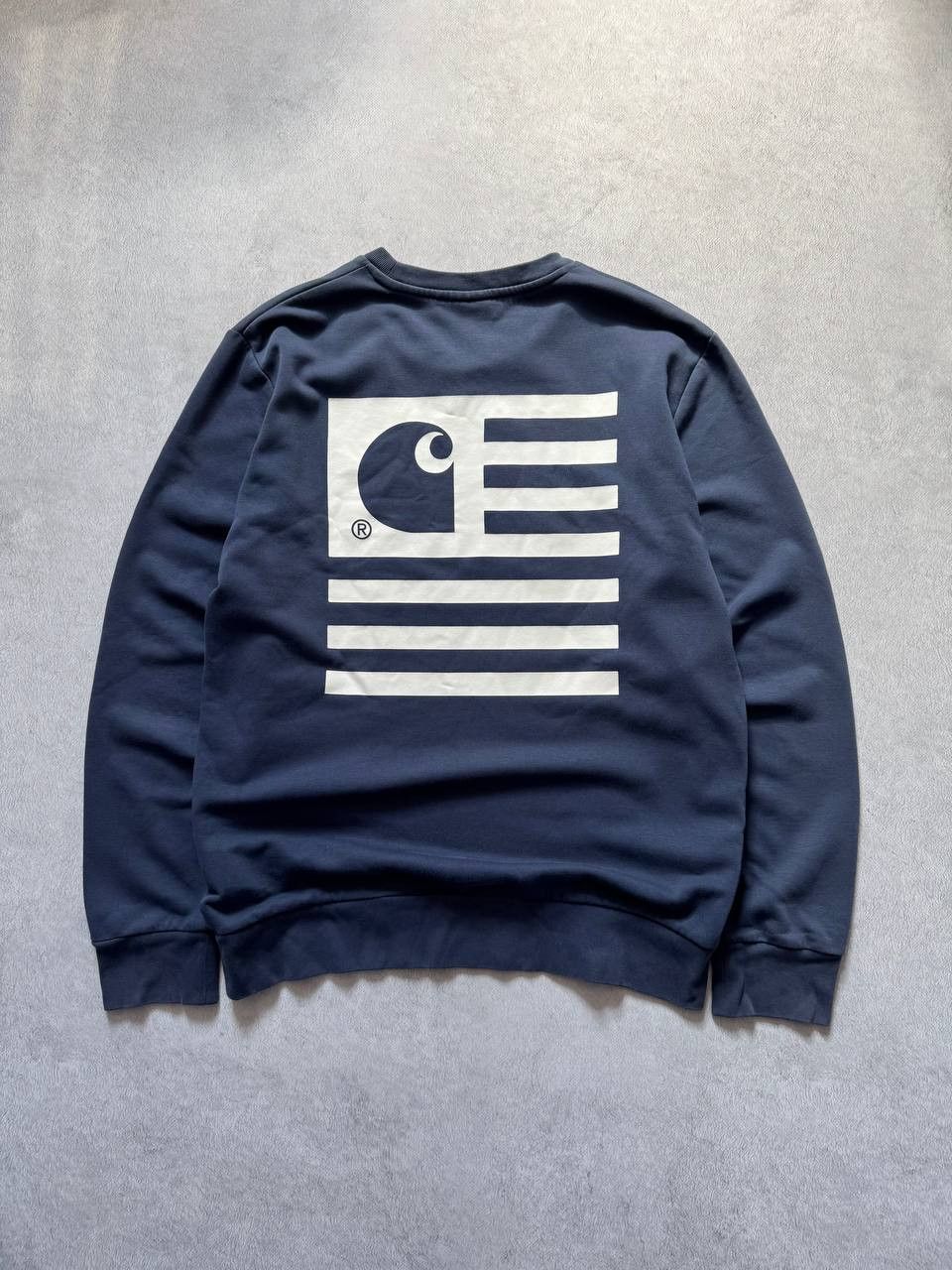 Carhartt Vintage Carhartt State Flag Sweatshirt Big Logo Size US M / EU 48-50 / 2 - 2 Thumbnail