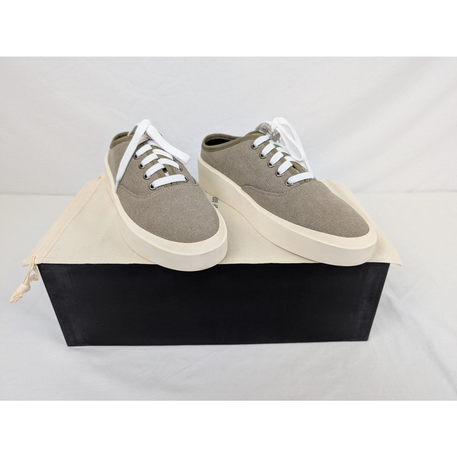 Fear of God o1rshd1 101 Backless Sneakers in Taupe Size US 12 / EU 45 - 15 Thumbnail