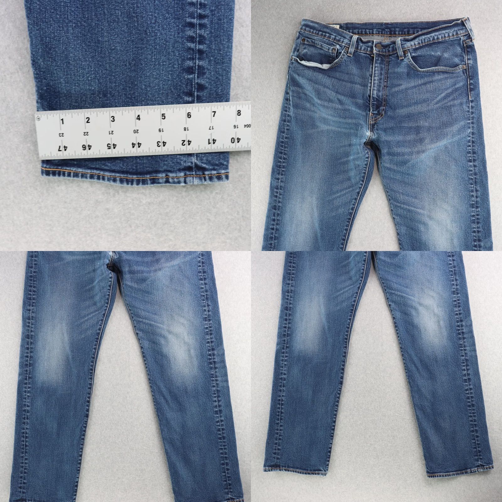 Levi's Levi’s Premium 505 Big E Jeans 35x30 Medium Blue Levi’s 505 Straight Adult Mens Jeans Size US 35 - 8 Thumbnail