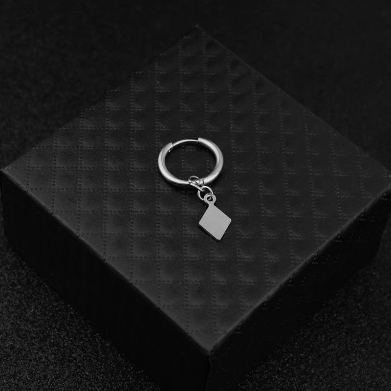 Jewelry × Sterling Silver Modern Earrings One Pairs Chrome Jewelry Size ONE SIZE - 4 Thumbnail