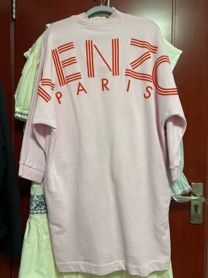 Kenzo KENZO Loose V-neck dress hoodie Size S / US 4 / IT 40 - 2 Thumbnail
