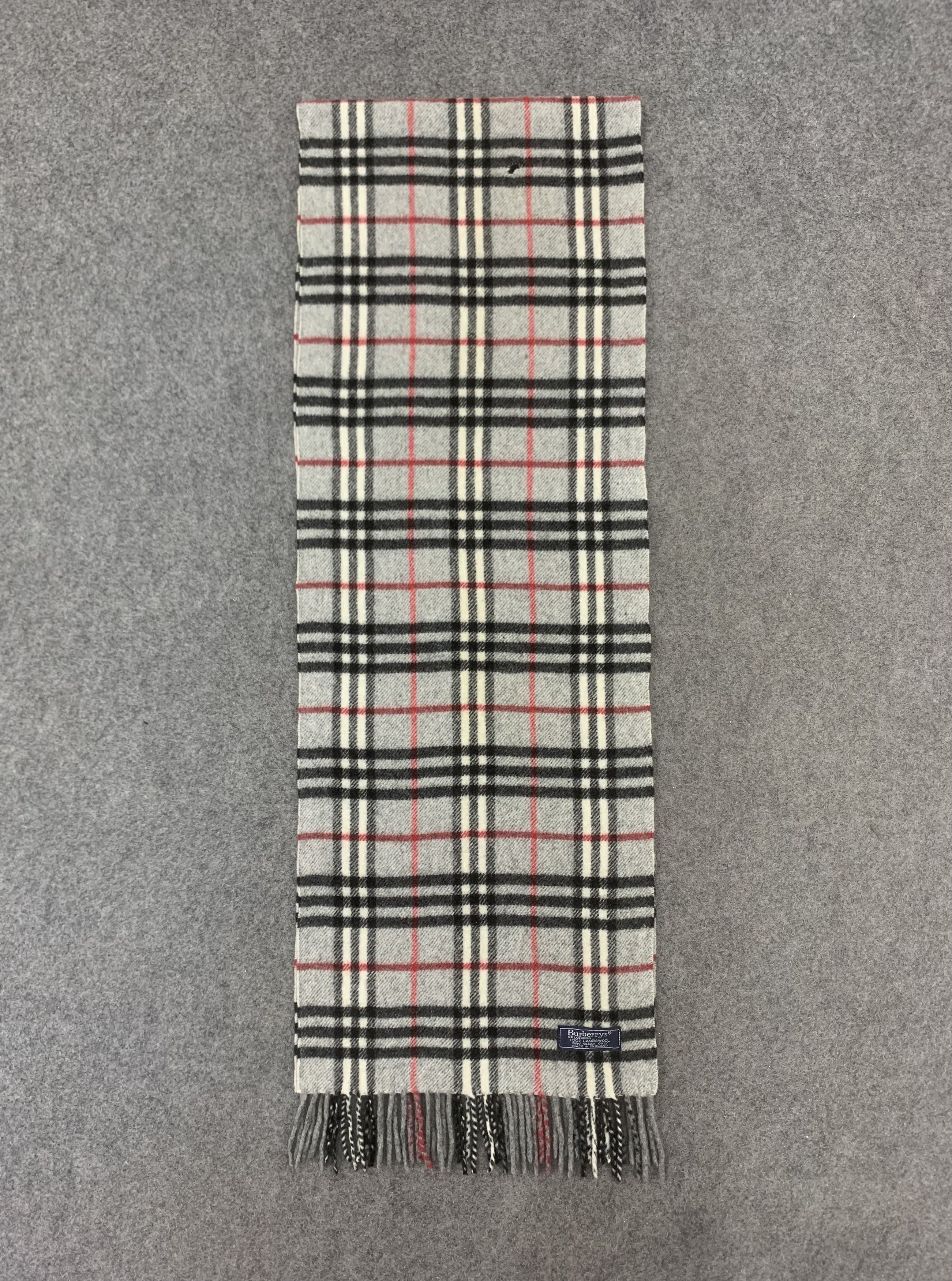 Burberry Burberrys Scarf Wool Muffler Neck Wrap BL9130 Size ONE SIZE - 2 Thumbnail