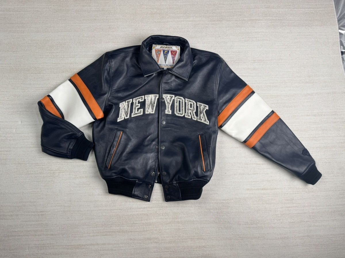 Avirex × Kith Kith Avirex Knicks legend leather jacket L Size US L / EU 52-54 / 3 - 2 Thumbnail