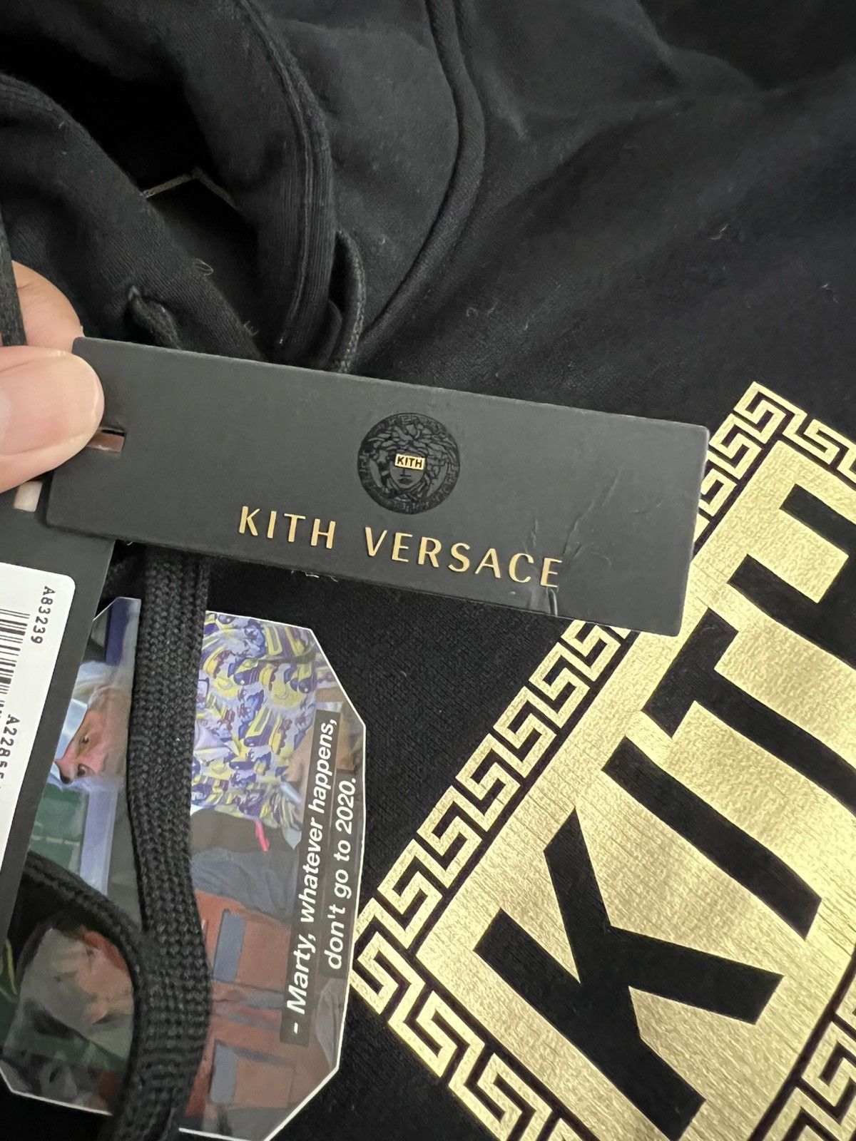 Kith × Versace Kith × Versace Greek Key Hoodie Size US M / EU 48-50 / 2 - 9 Thumbnail
