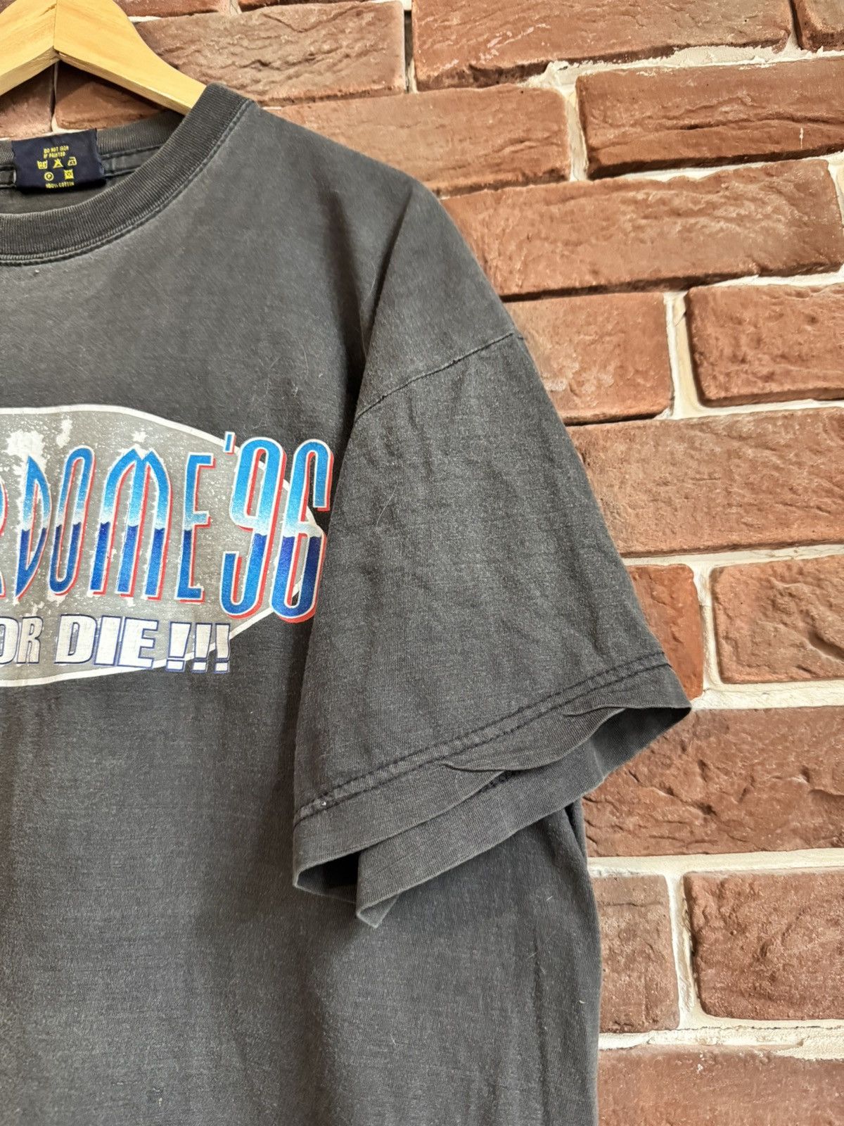 Band Tees Rare Vintage 1996 Thunderdome Dance Die Gabber Band Tshirt Size US XL / EU 56 / 4 - 4 Thumbnail