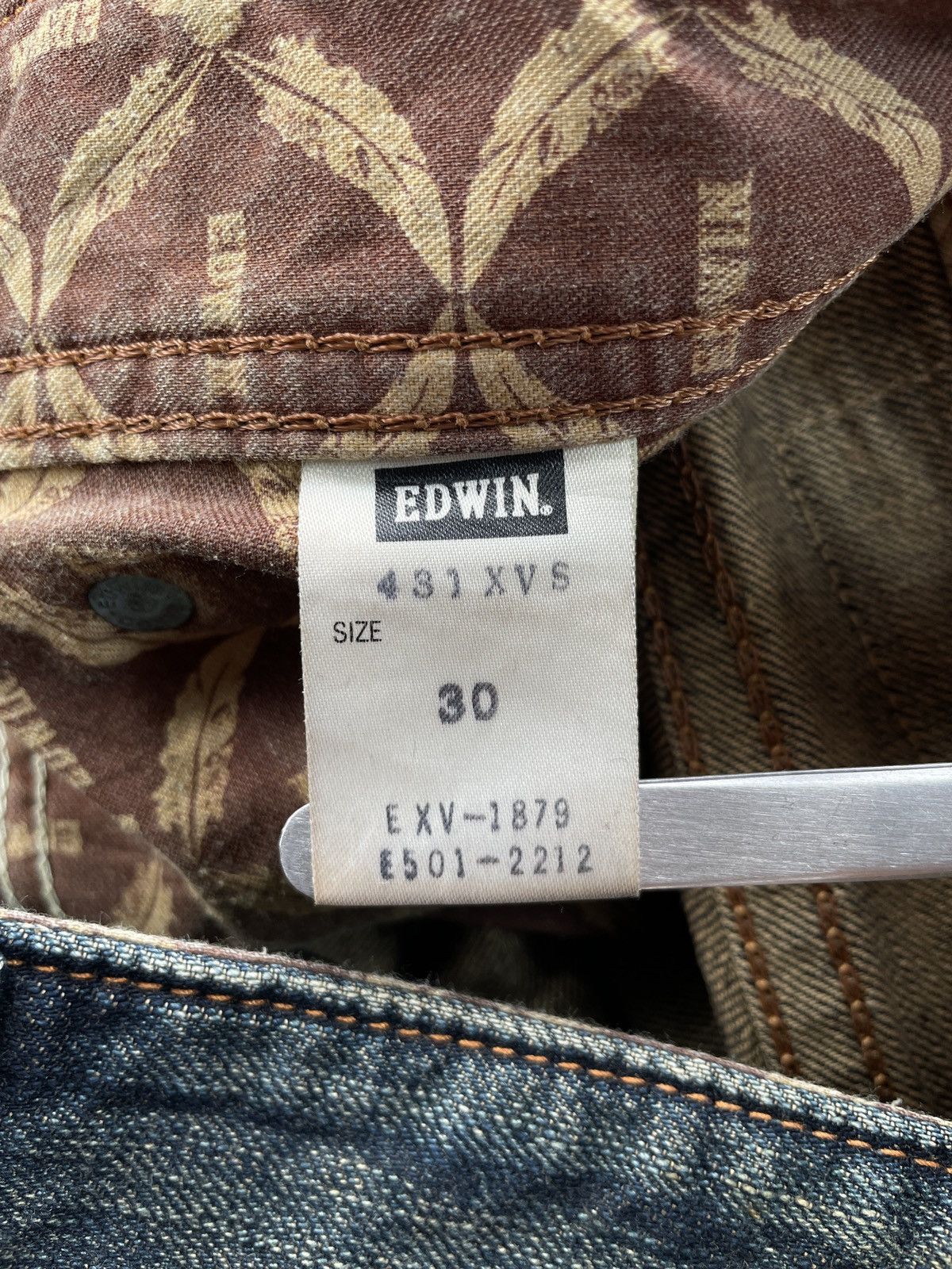 Edwin × Japanese Brand Edwin 431 XVS Jeans (LG158) Size US 30 / EU 46 - 17 Thumbnail