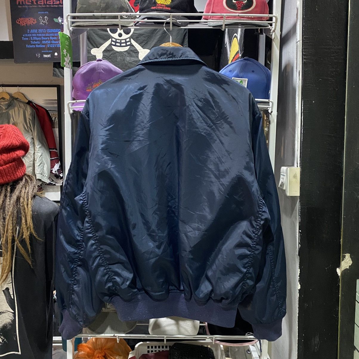 Vintage 90s Suntory Boss Coffee MA-1 bomber jackets Size US L / EU 52-54 / 3 - 2 Thumbnail