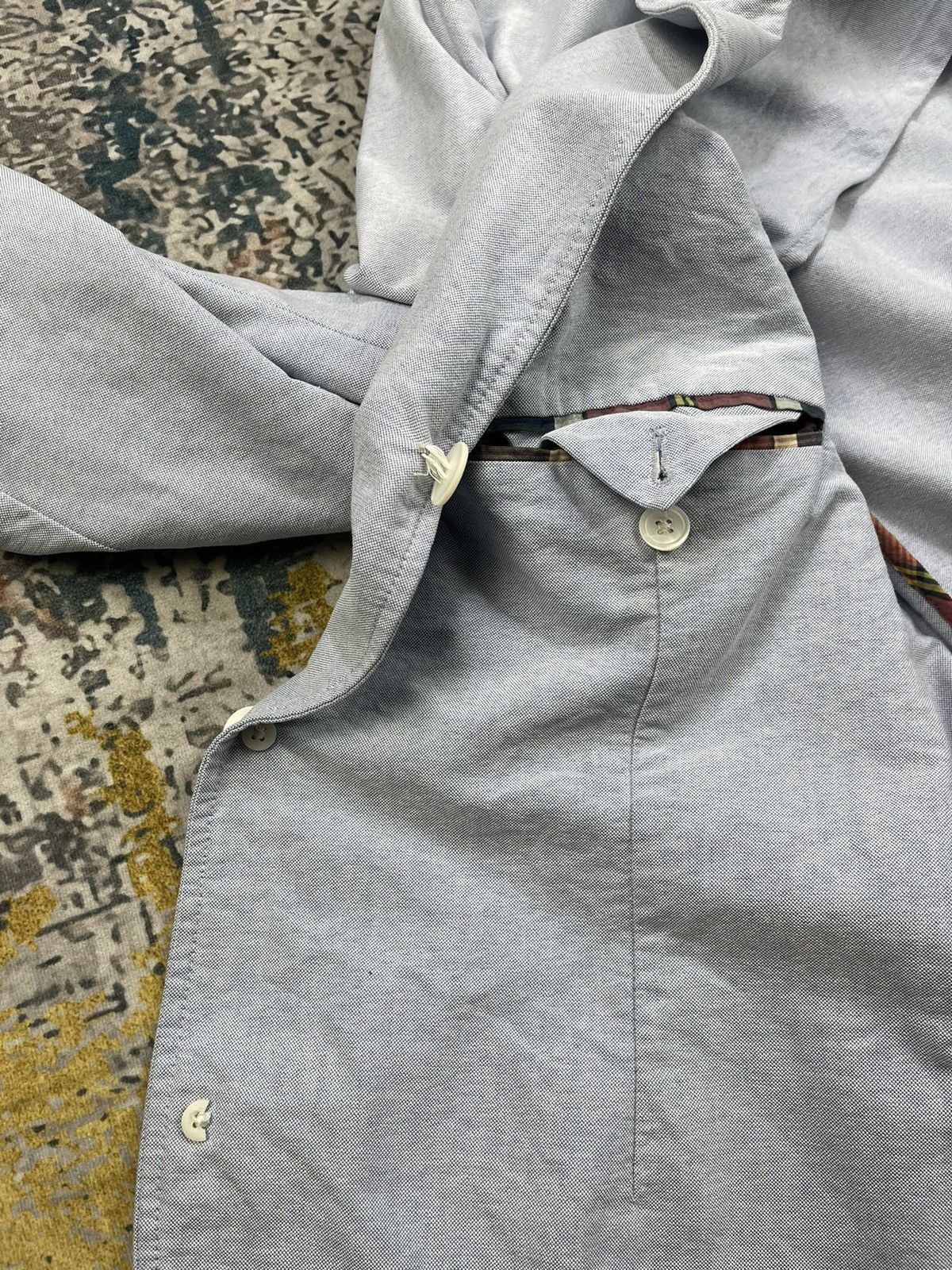 Polo Ralph Lauren Vtg Polo Ralph Lauren Checked Trim Single Breasted Blazers Size 44R - 12 Thumbnail