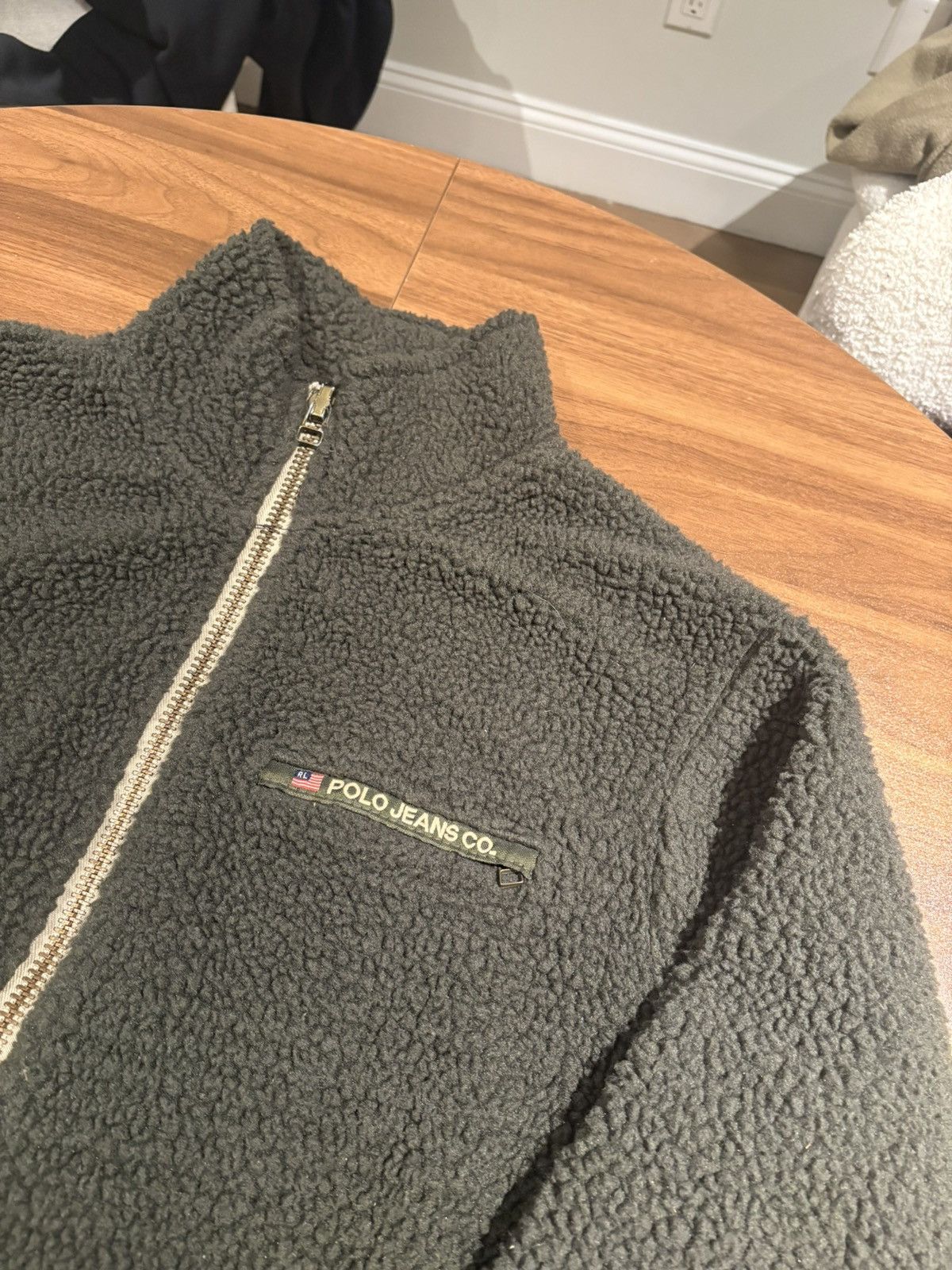 Polo Ralph Lauren Vintage 90s polo jeans fleece jacket size large Size US L / EU 52-54 / 3 - 2 Thumbnail