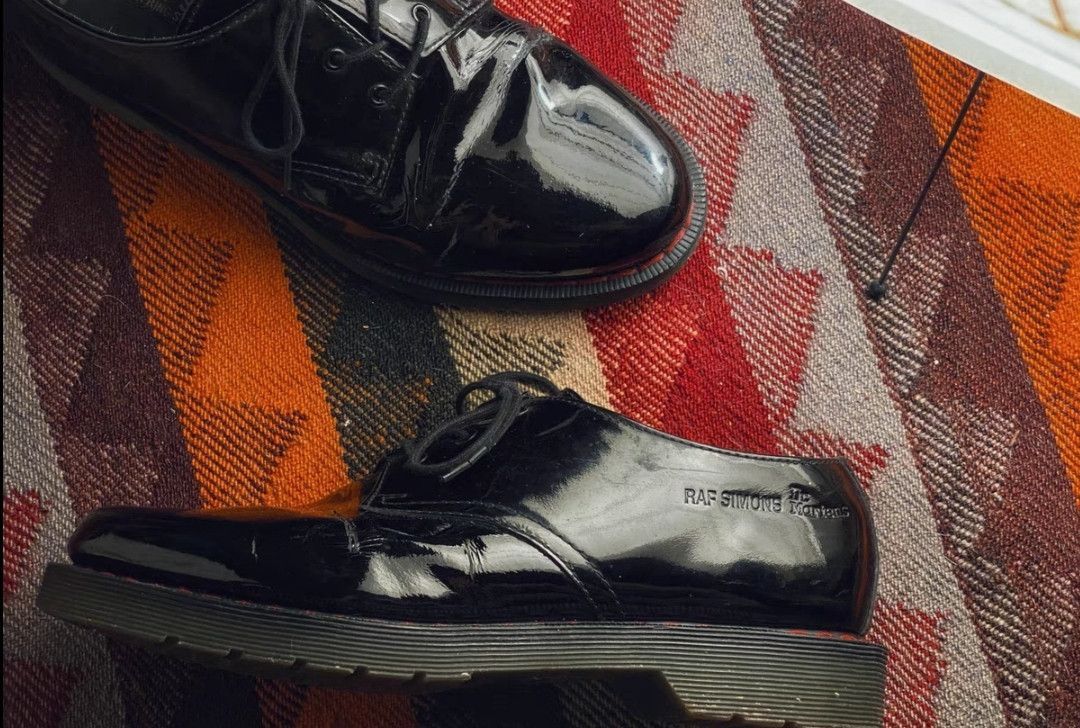 Raf Simons Raf simons co-branded Dr. Martens 2009SS black brogues-2505 Size US 7.5 / EU 40-41 - 4 Thumbnail
