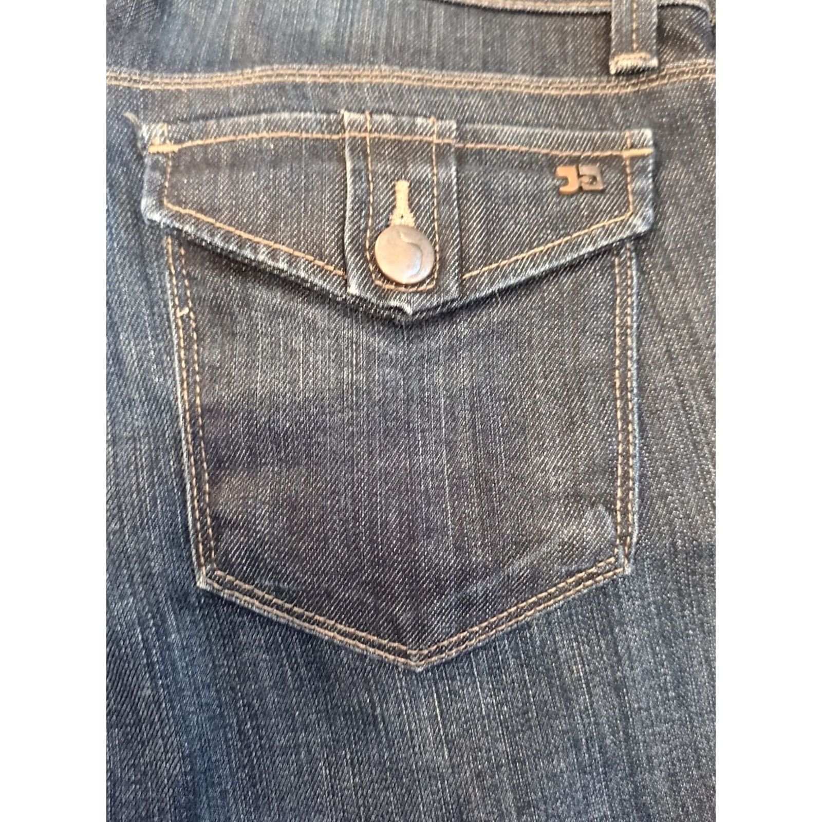 Vintage Joe's The Socialite Womens Jeans Cropped Dark Blue 27 Regular Classic Fit Size 27 Blue Jeans Womens Shoes? Size 27" / US 4 / IT 40 - 2 Thumbnail