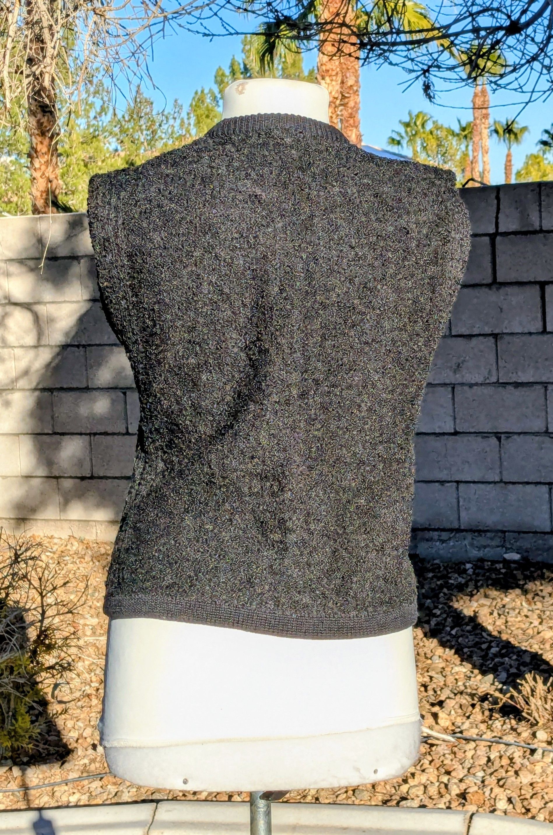 Other Vintage Japanese Onyx Vivastasse Petite Knit Sweater Vest Size M / US 6-8 / IT 42-44 - 4 Thumbnail