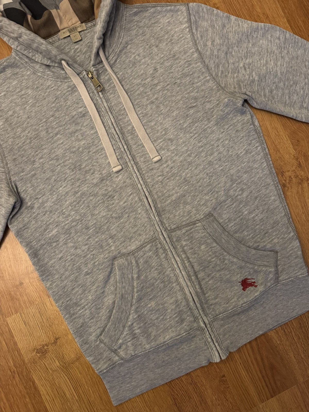 Burberry Bueberry Classic Grey Hoodie Size US XS / EU 42 / 0 - 5 Thumbnail