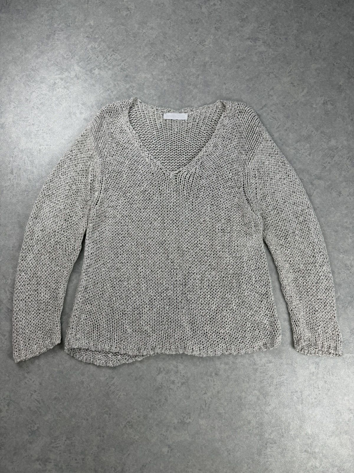 Annette Gortz Annette Gortz Knit Sweater Grey V Neck Size M Size M / US 6-8 / IT 42-44 - 1 Thumbnail