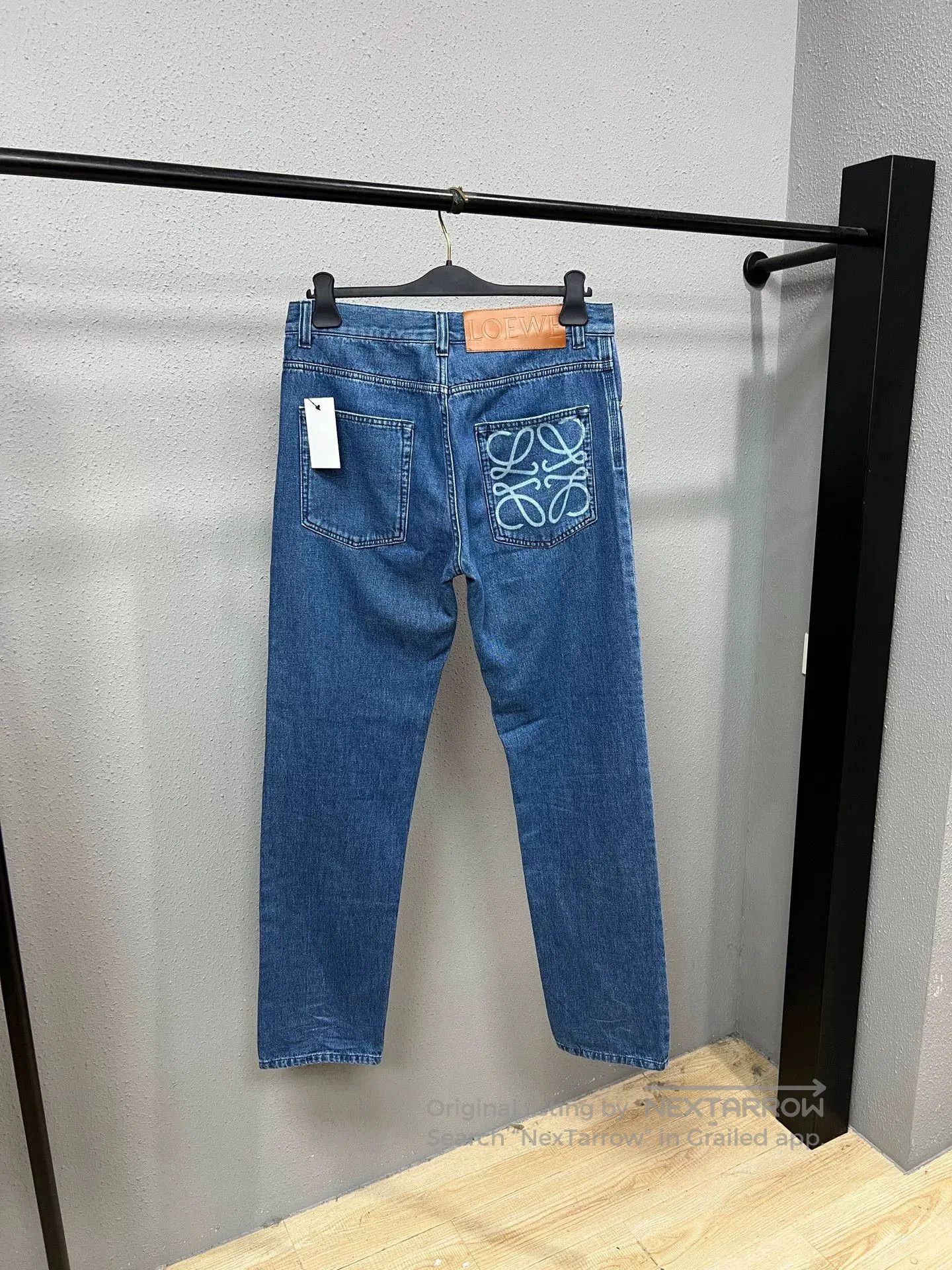 Loewe Embossed Logo Denim Pants Size 50.