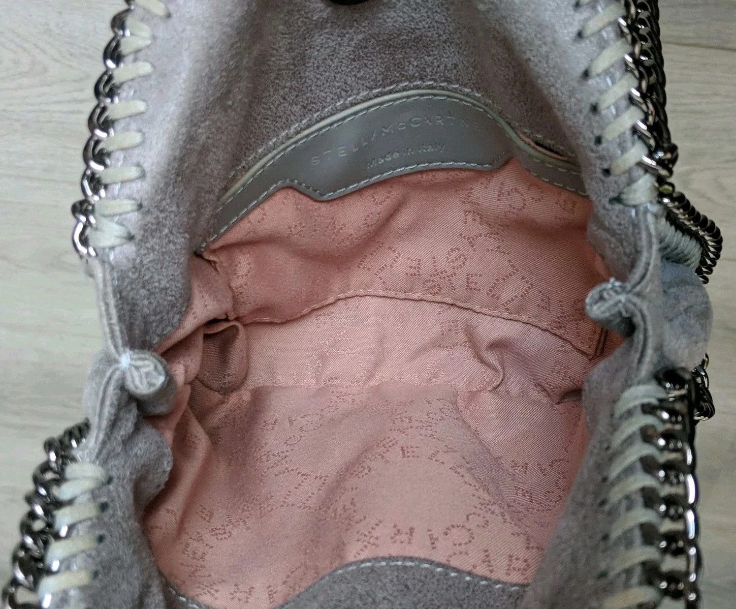 Stella McCartney Stella Mccartney Leather Shoulder Bag Auth Falabella Gray Size ONE SIZE - 8 Thumbnail