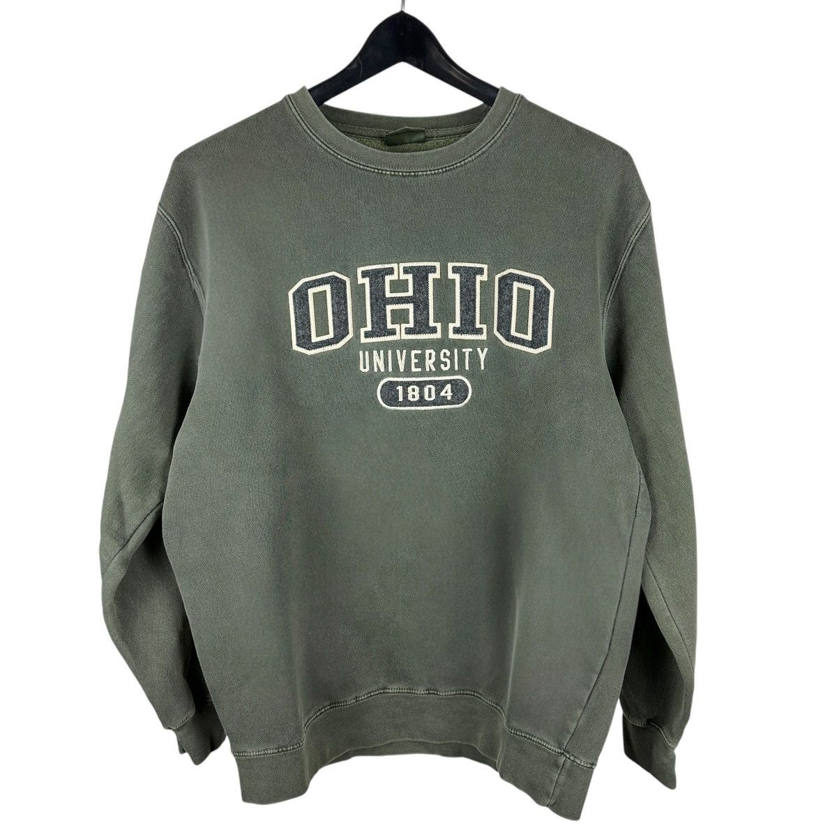 Vintage Vintage Y2K Ohio University College Green Sweatshirt Size US M / EU 48-50 / 2 - 1 Thumbnail