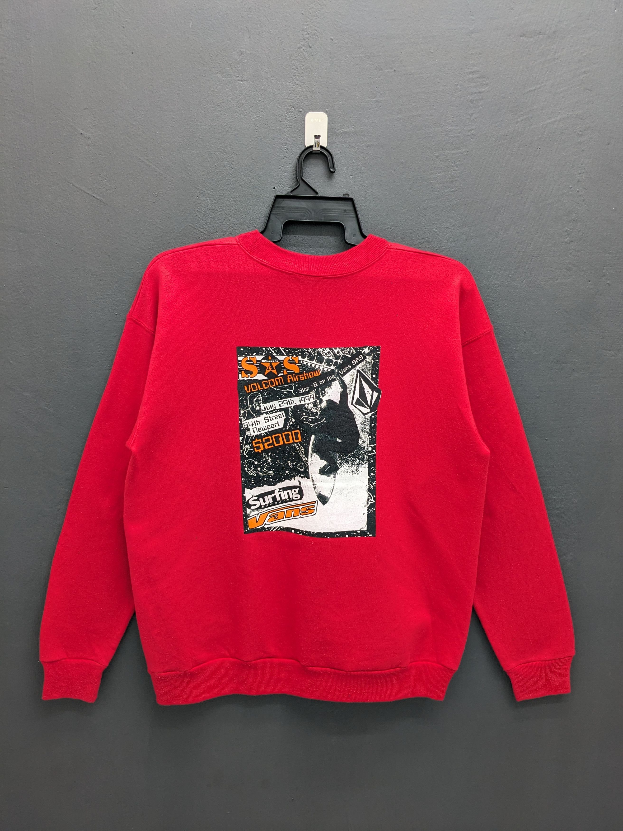 Vans Vintage 90s Vans Volcom Airshow Newport Surfing Magazine Size US M / EU 48-50 / 2 - 2 Thumbnail