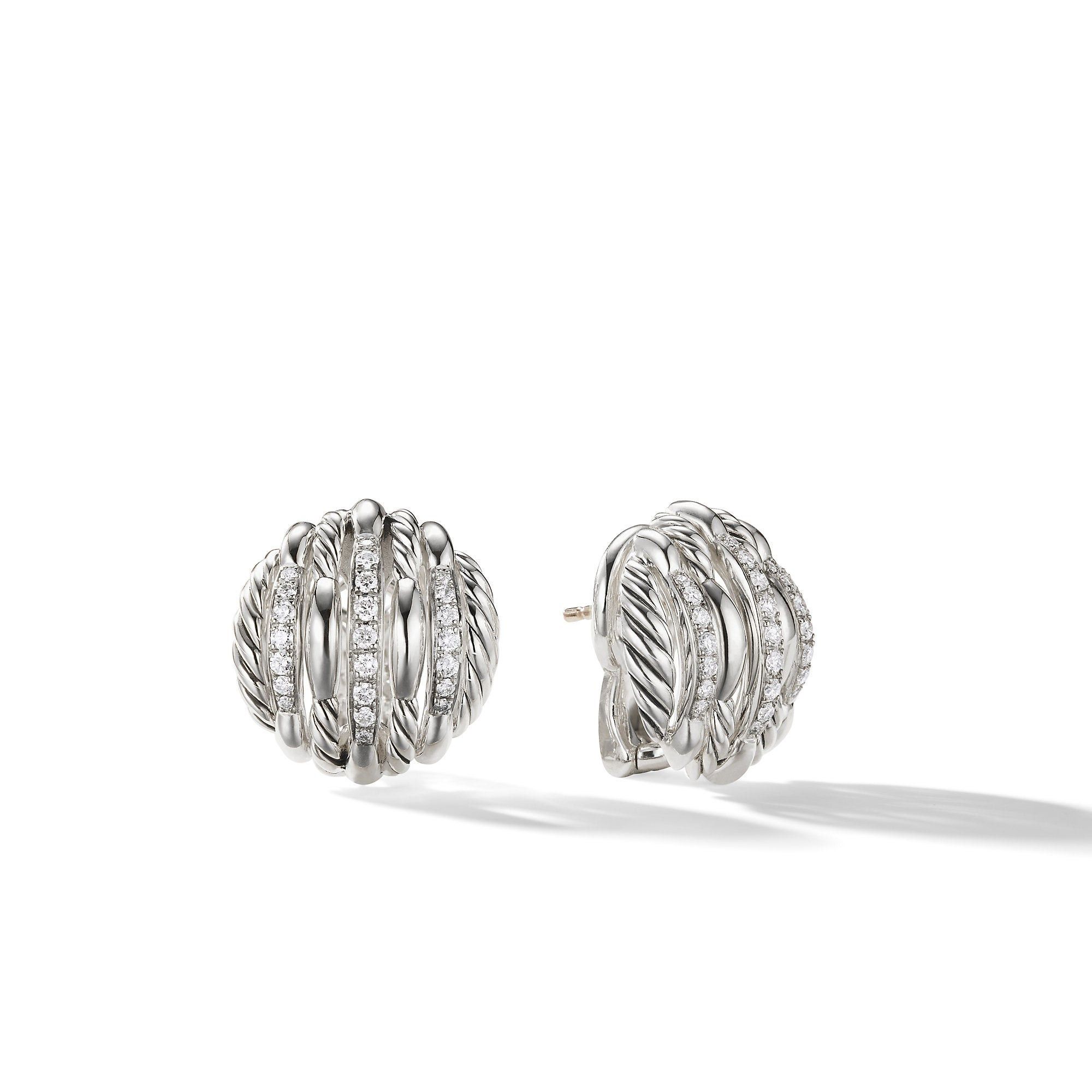 David Yurman o1w1db10525 E14219D Earrings with Diamonds Size ONE SIZE - 1 Preview