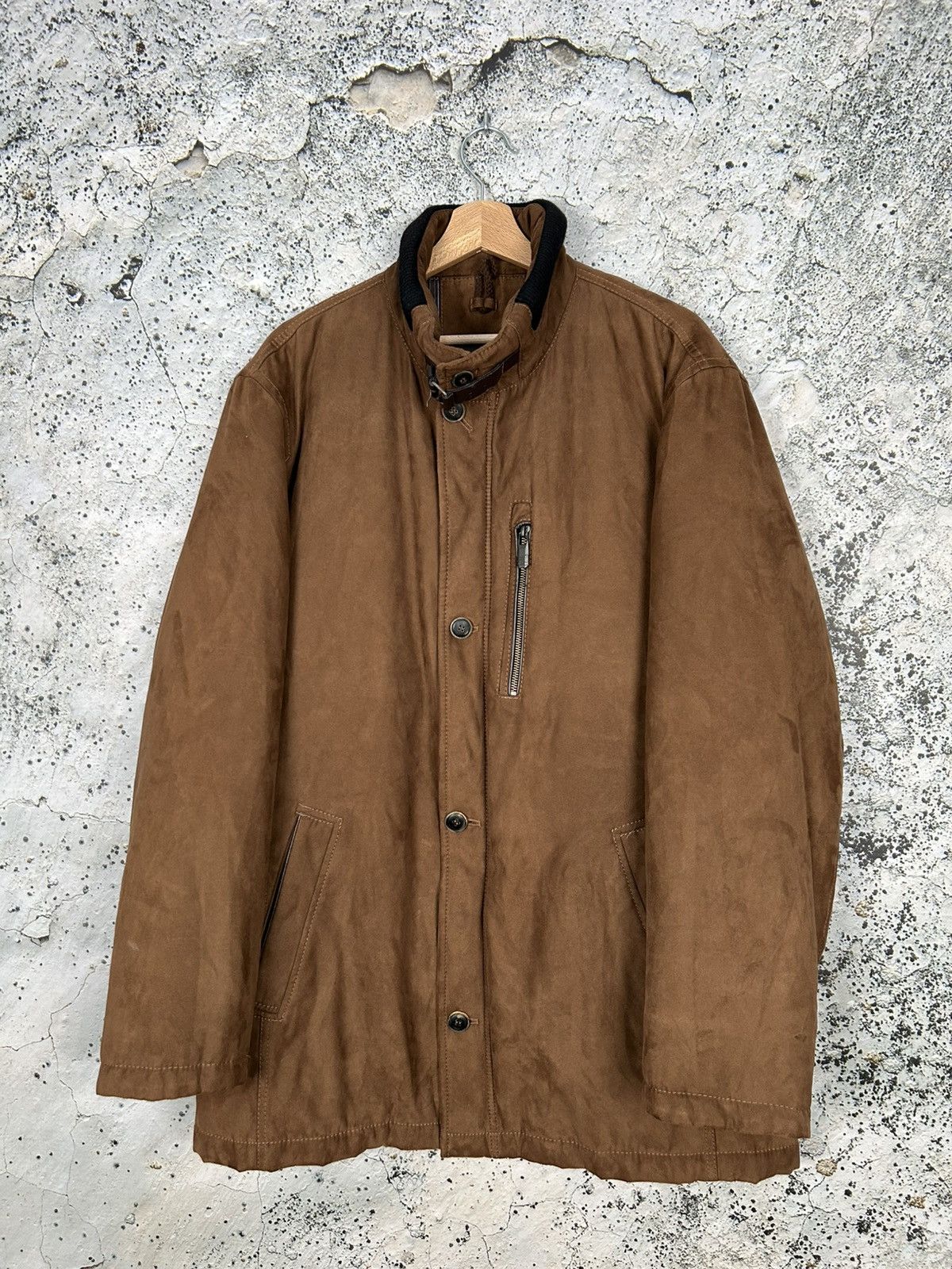 Bugatti Bugatti Brown Coat Jacket Premium Vintage Avant Garde Size US L / EU 52-54 / 3 - 1 Thumbnail