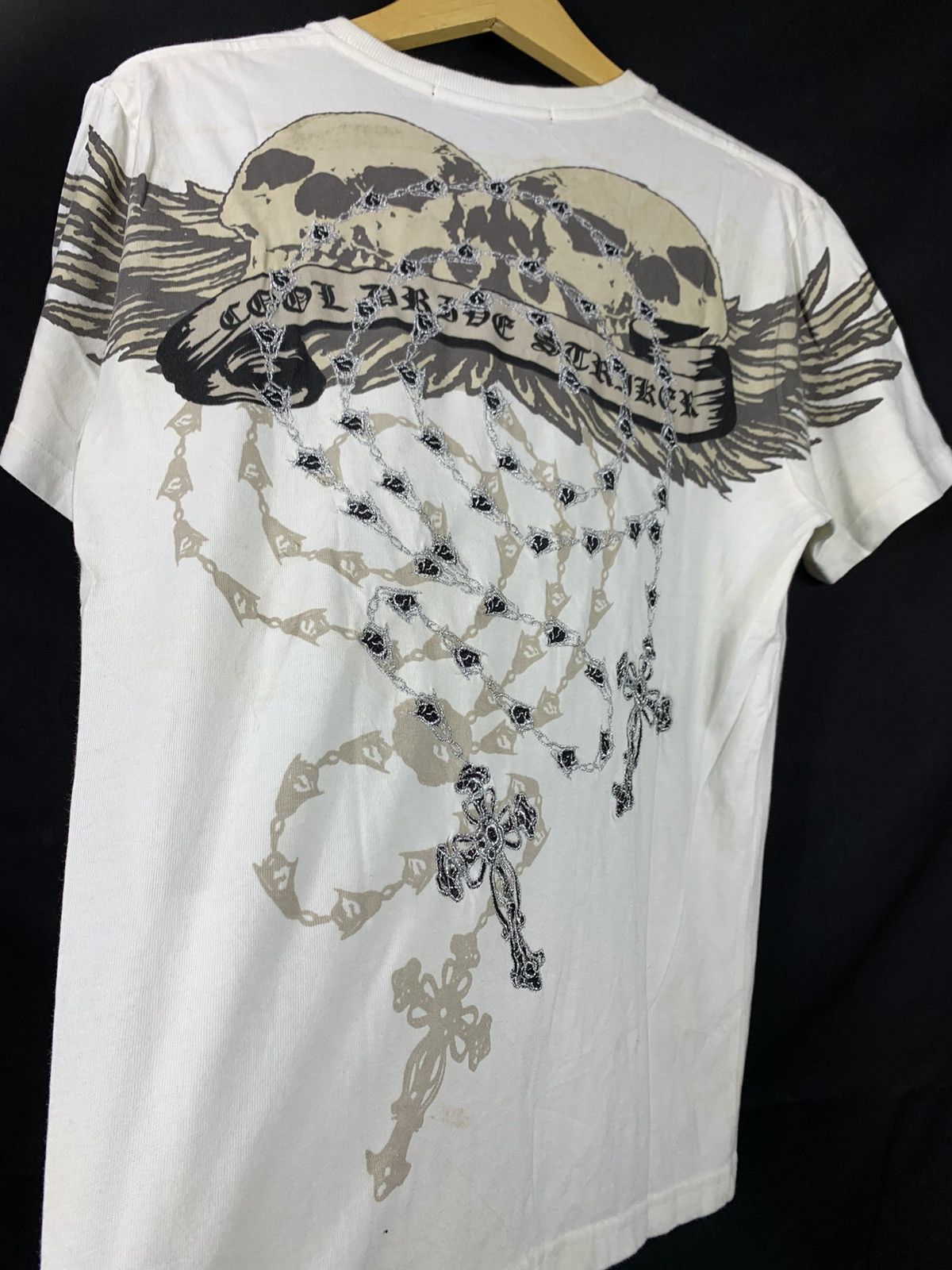 Hysteric Glamour CRAZY JAPAN COOL GOTHIC PUNK DRIVER STRIKER SKULL CROSS Size US M / EU 48-50 / 2 - 3 Thumbnail