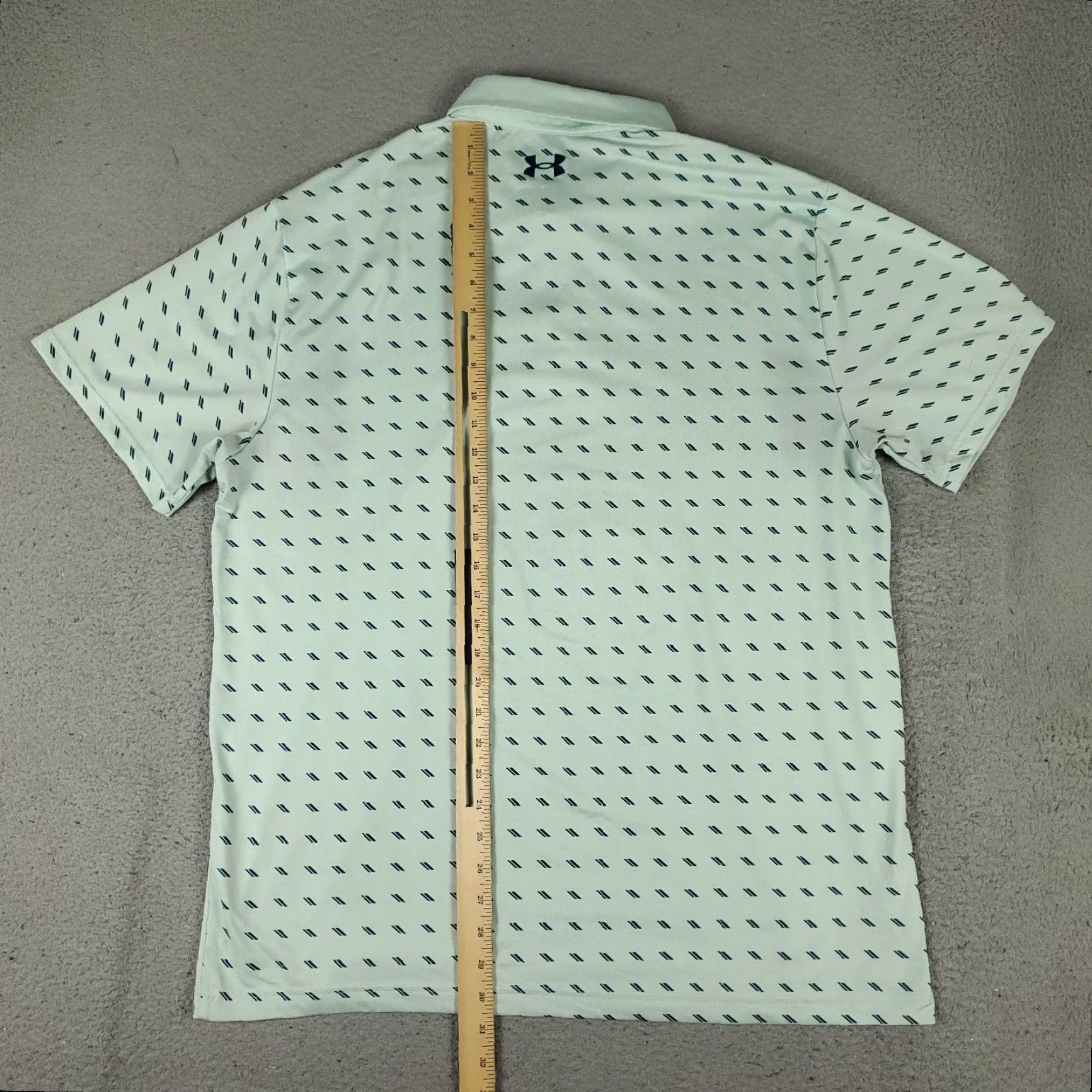 Under Armour Under Armour Polo Shirt Mens Size XL Green Blue Golf Casual Short Sleeve Polo Shirt Under Armour Mens XL Green Blue Blue Green Black? Size US XL / EU 56 / 4 - 5 Thumbnail