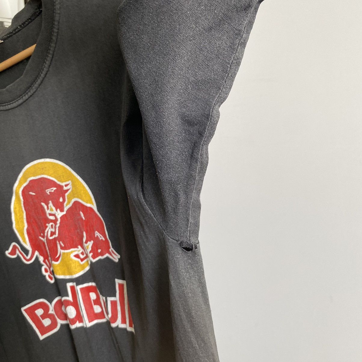 Man Made In Australia Thrashed Faded Vintage 90s Bad Bull ERD GRUNGE PORNSTAR TEE Size US XL / EU 56 / 4 - 9 Thumbnail