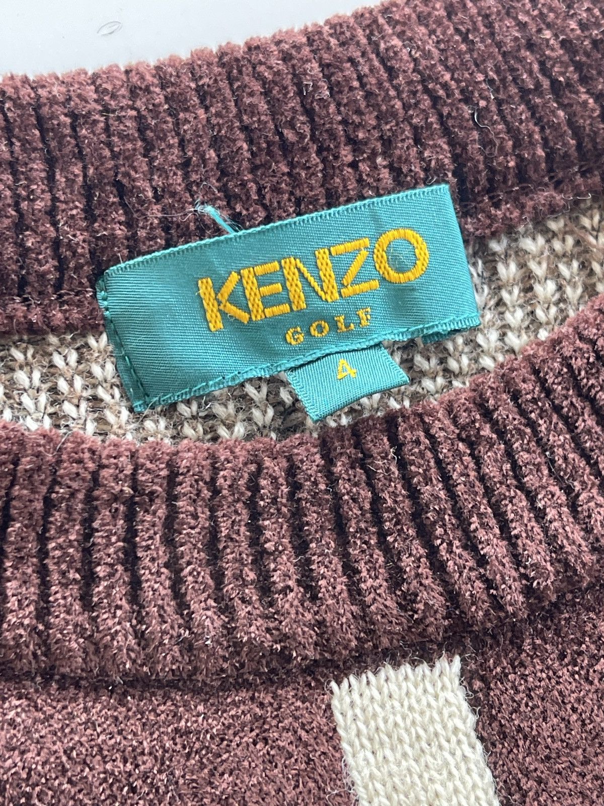 Kenzo Kenzo Colorblock Aztec Printed Sweater Size US L / EU 52-54 / 3 - 5 Thumbnail
