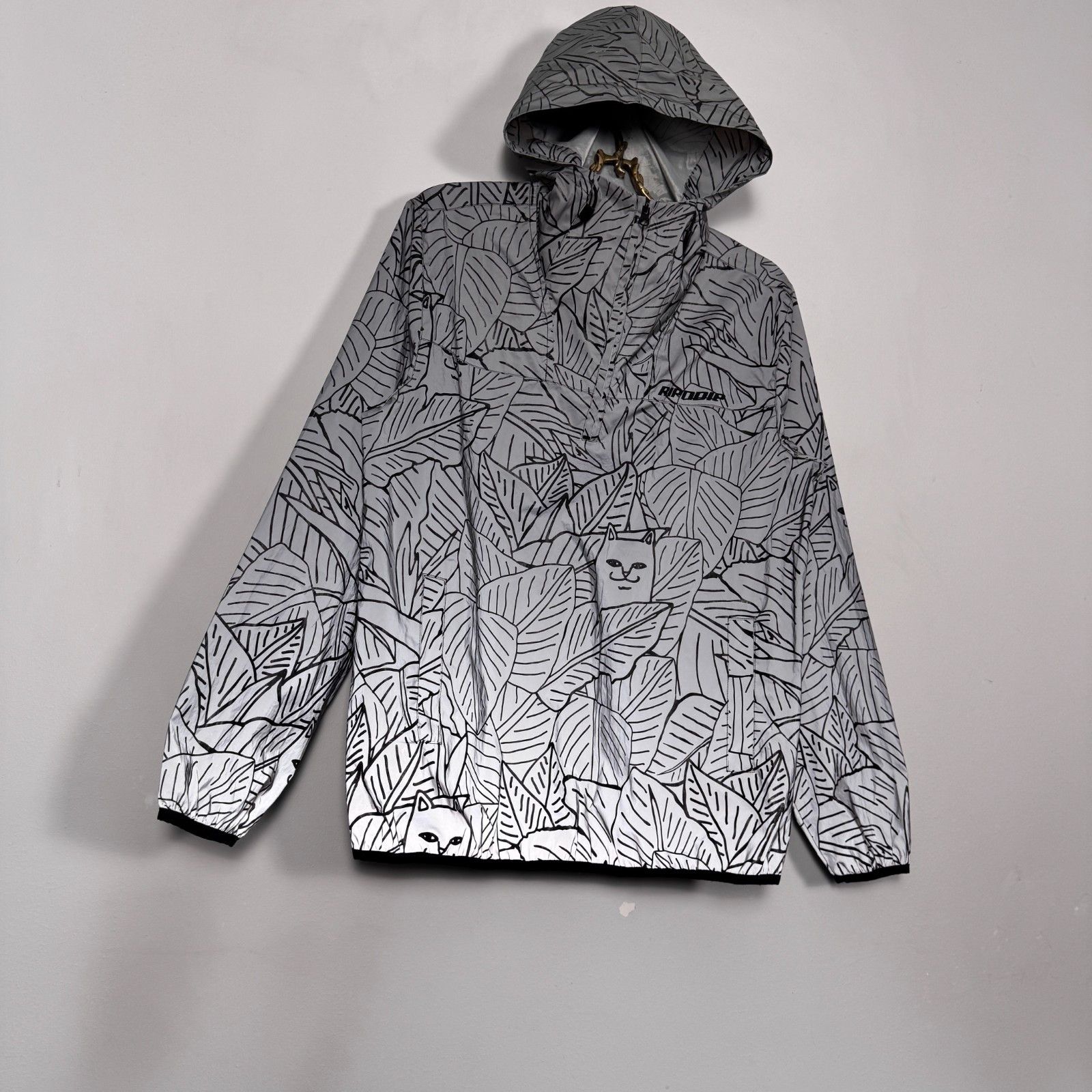 RIPNDIP RIPNDIP Vintage Printed Reflective Hooded Jacket Y2K Size US M / EU 48-50 / 2 - 2 Thumbnail