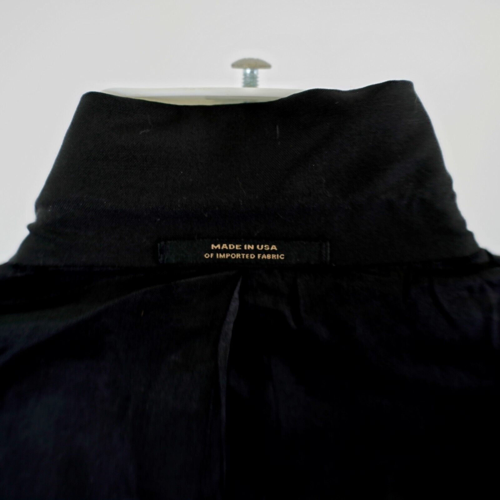 Hart Schaffner Marx DAMAGED Hart Schaffner Marx Black Wool 44R Blazer 2 Silver B Size 44R - 14 Thumbnail