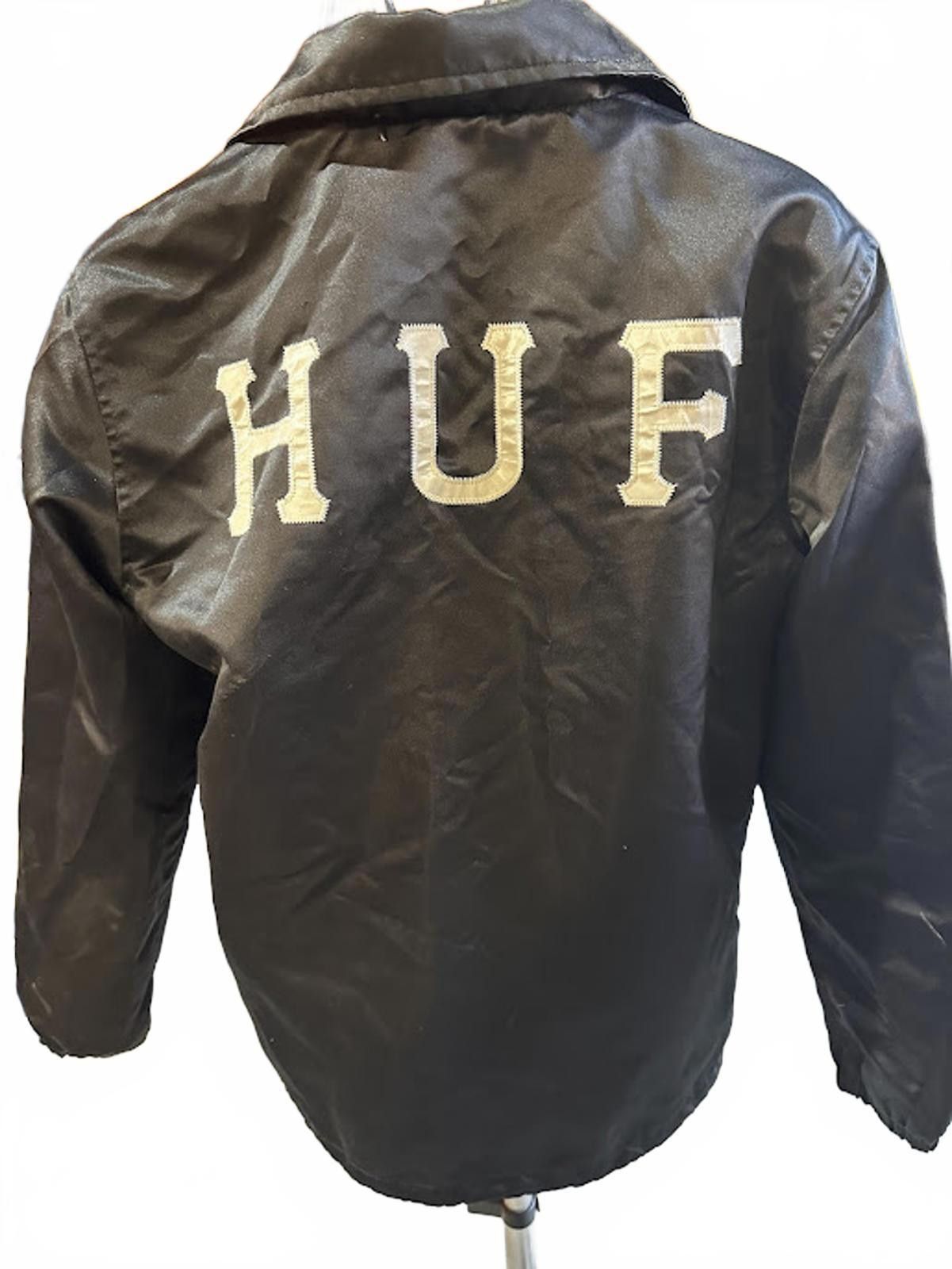 Huf HUF Satin Varsity Coach Jacket Chenille Lettering Medium Size US M / EU 48-50 / 2 - 2 Thumbnail