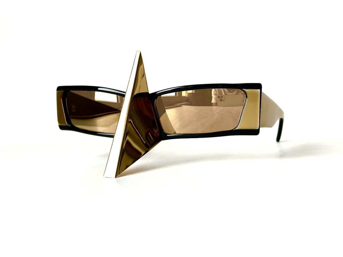 Alain Mikli Vintage Alain Mikli Nose Sunglasses 0136 NOS 1987 France Size ONE SIZE - 4 Thumbnail