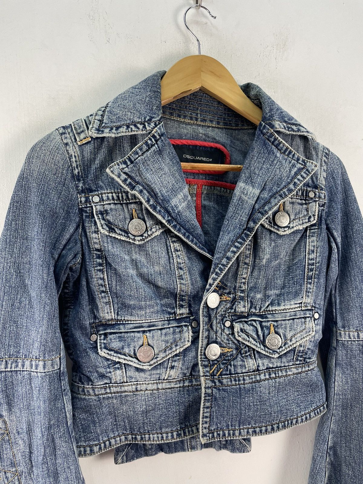Dsquared2 Dsquared2 Trucker Denim Jacket Size S / US 4 / IT 40 - 3 Thumbnail